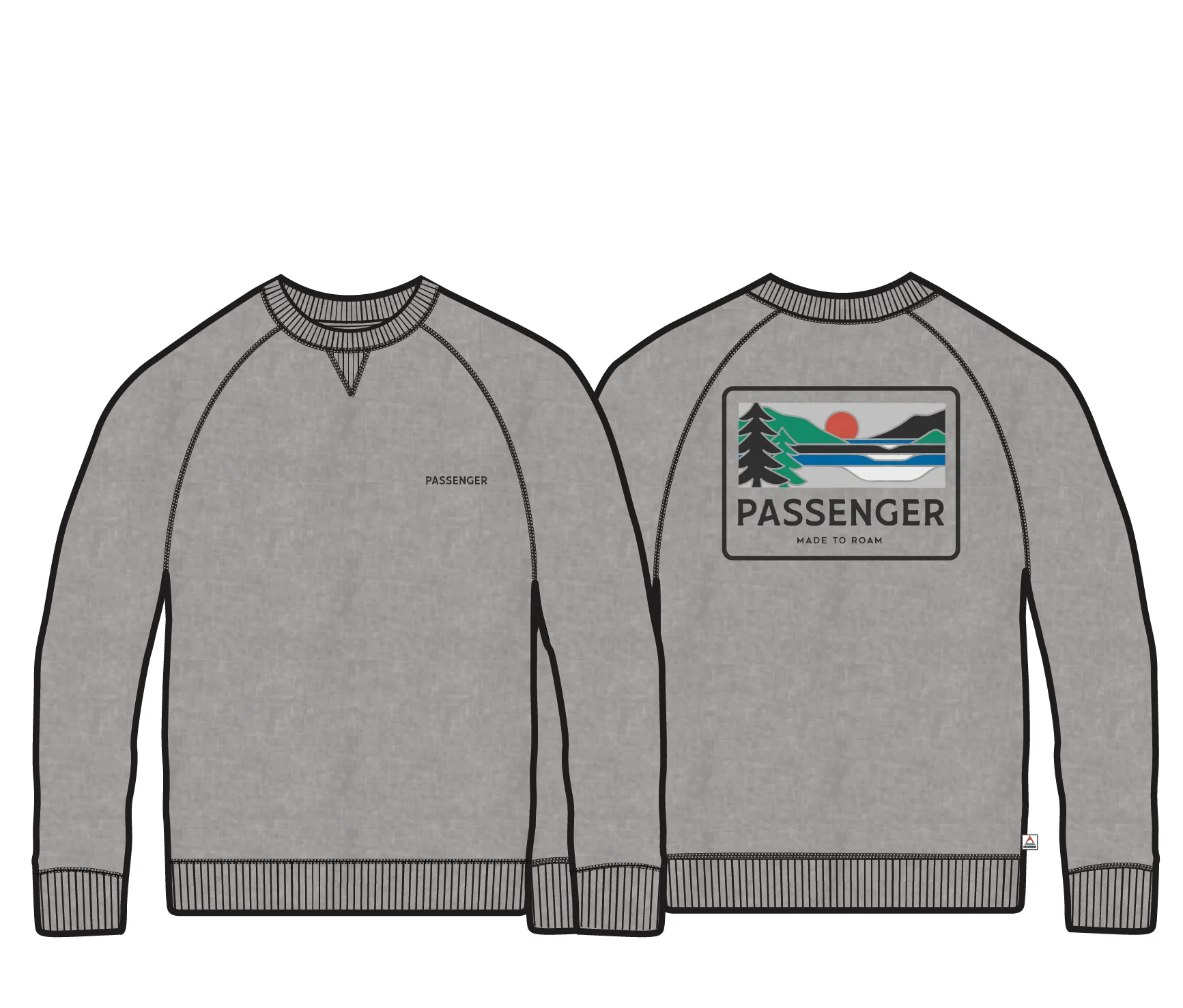 Roamer Men's Sweatshirt - Grey Marl - Image 11