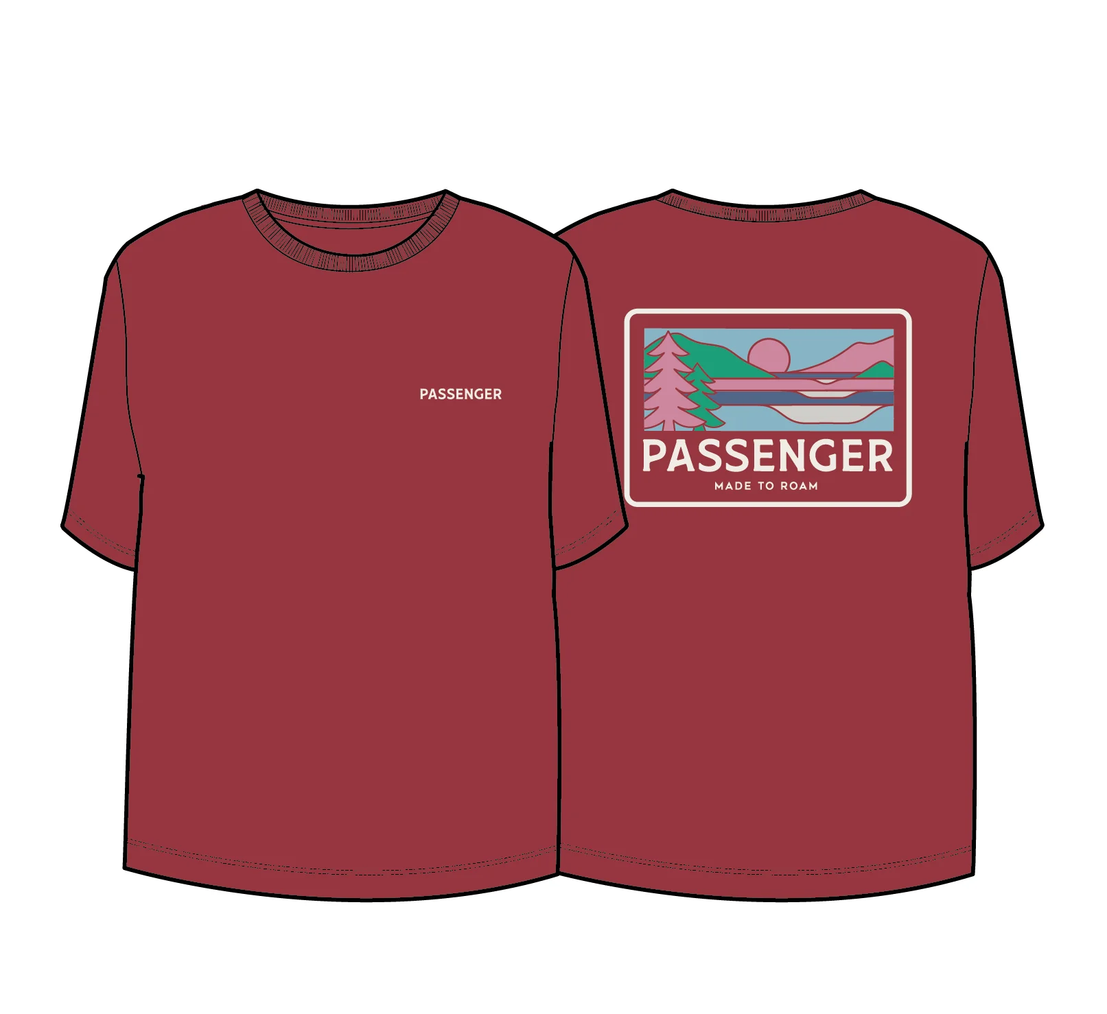 Roamer Women's T-Shirt - Garnet - Image 6