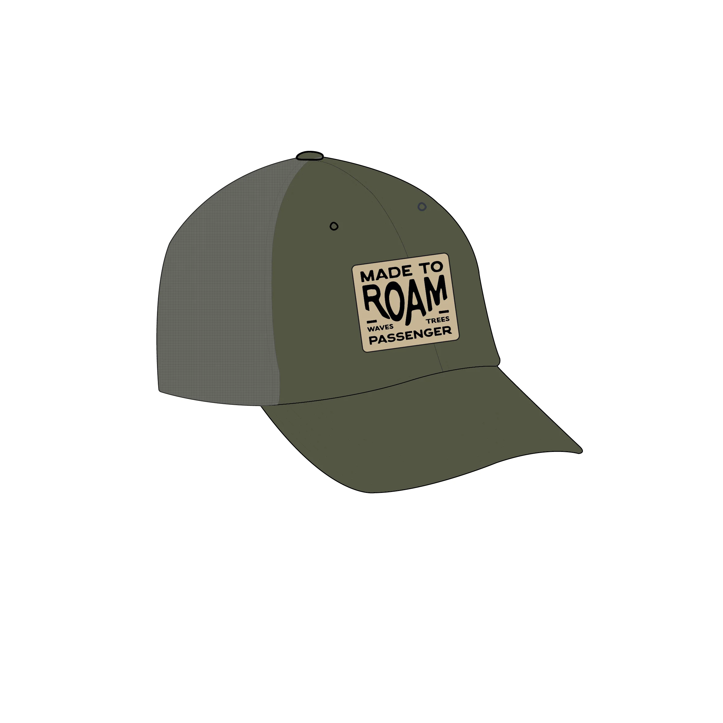 Rockdale Trucker Cap - Khaki - Image 5