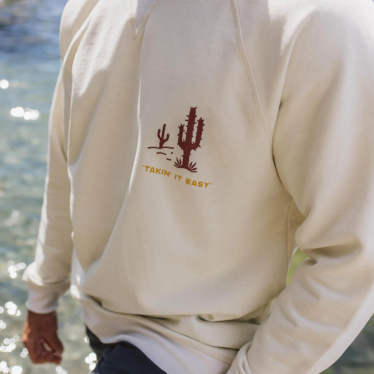 Roll Slow Sweatshirt - Egret - Image 2
