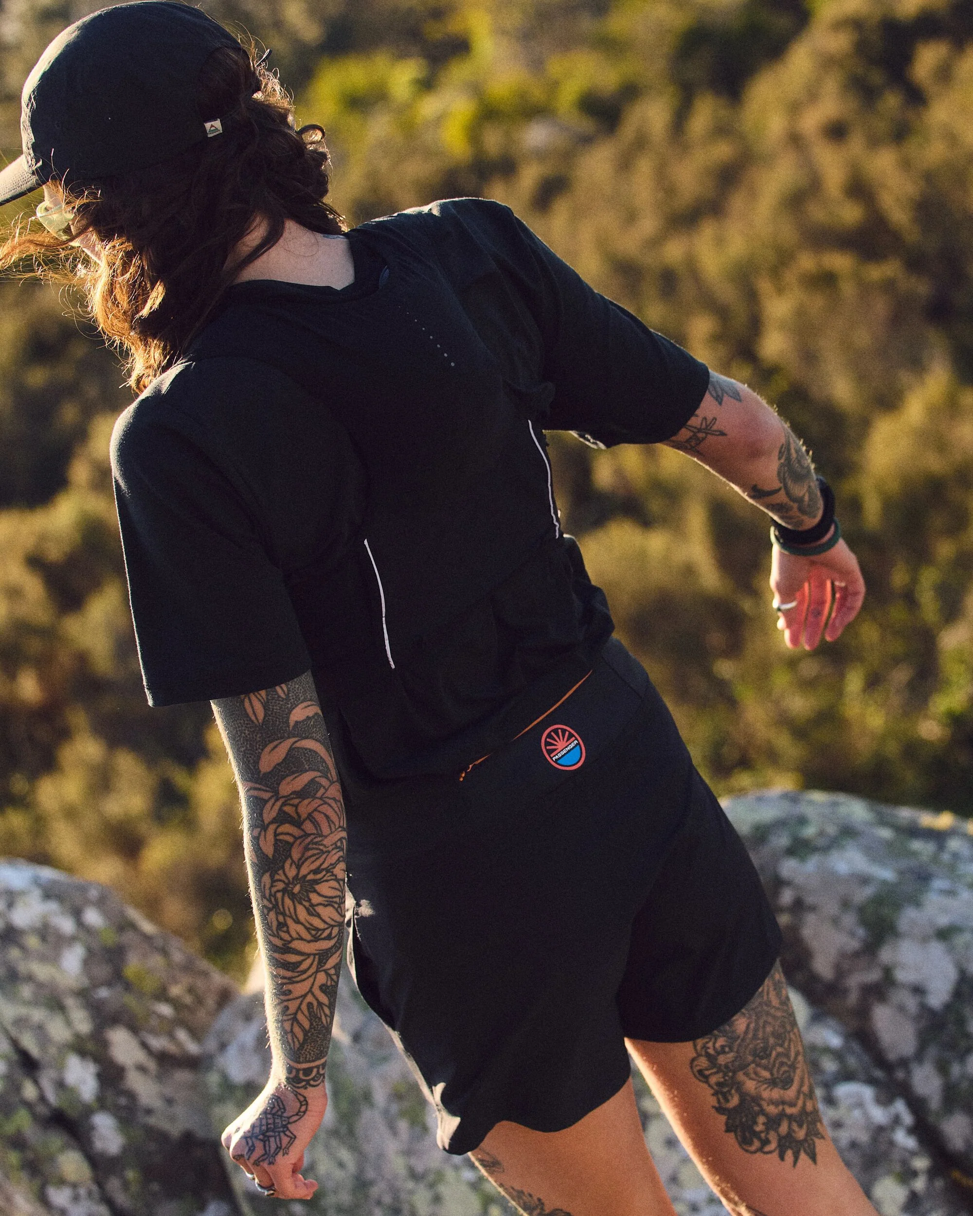 Roundtrip Trail Short 5" - Black - Image 3