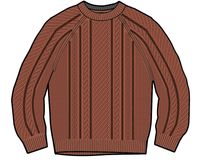 Sandbar Cable Knitted Jumper - Baked Clay - Image 10