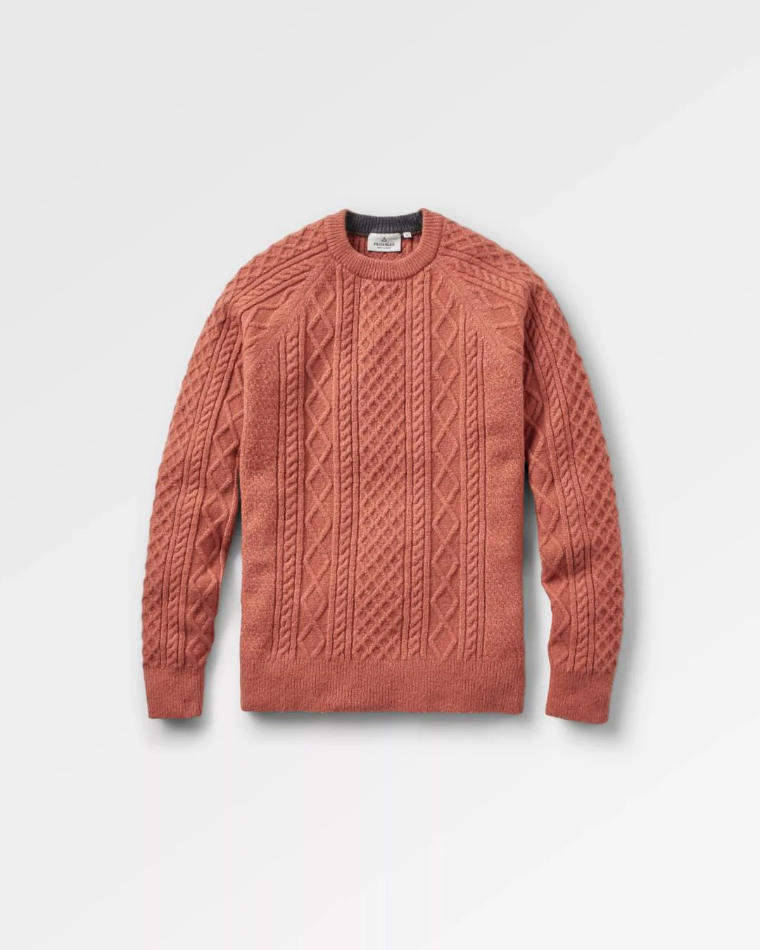 Sandbar Cable Knitted Jumper - Baked Clay - Image 6