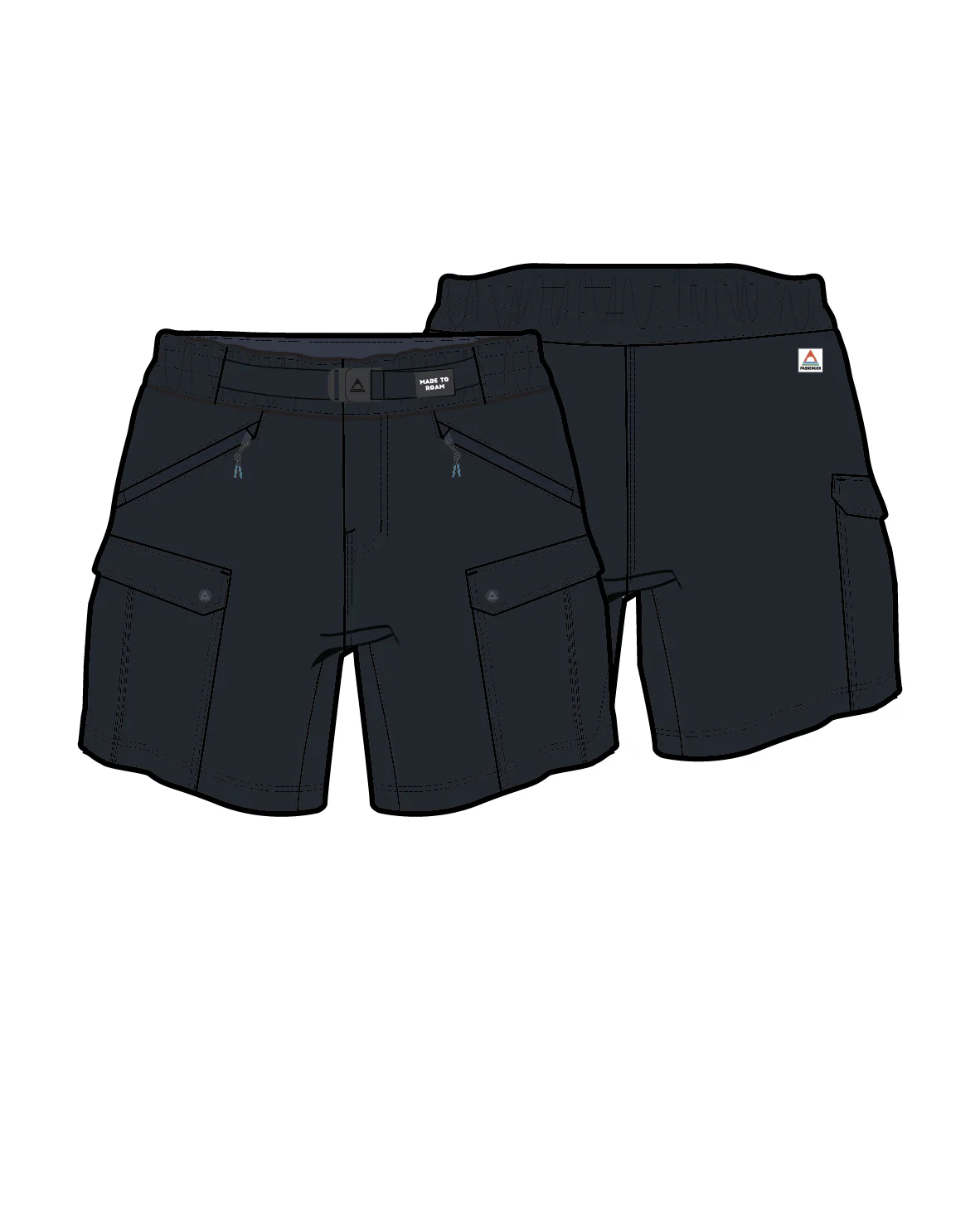 Sandstone Trail Short - Black - Image 14