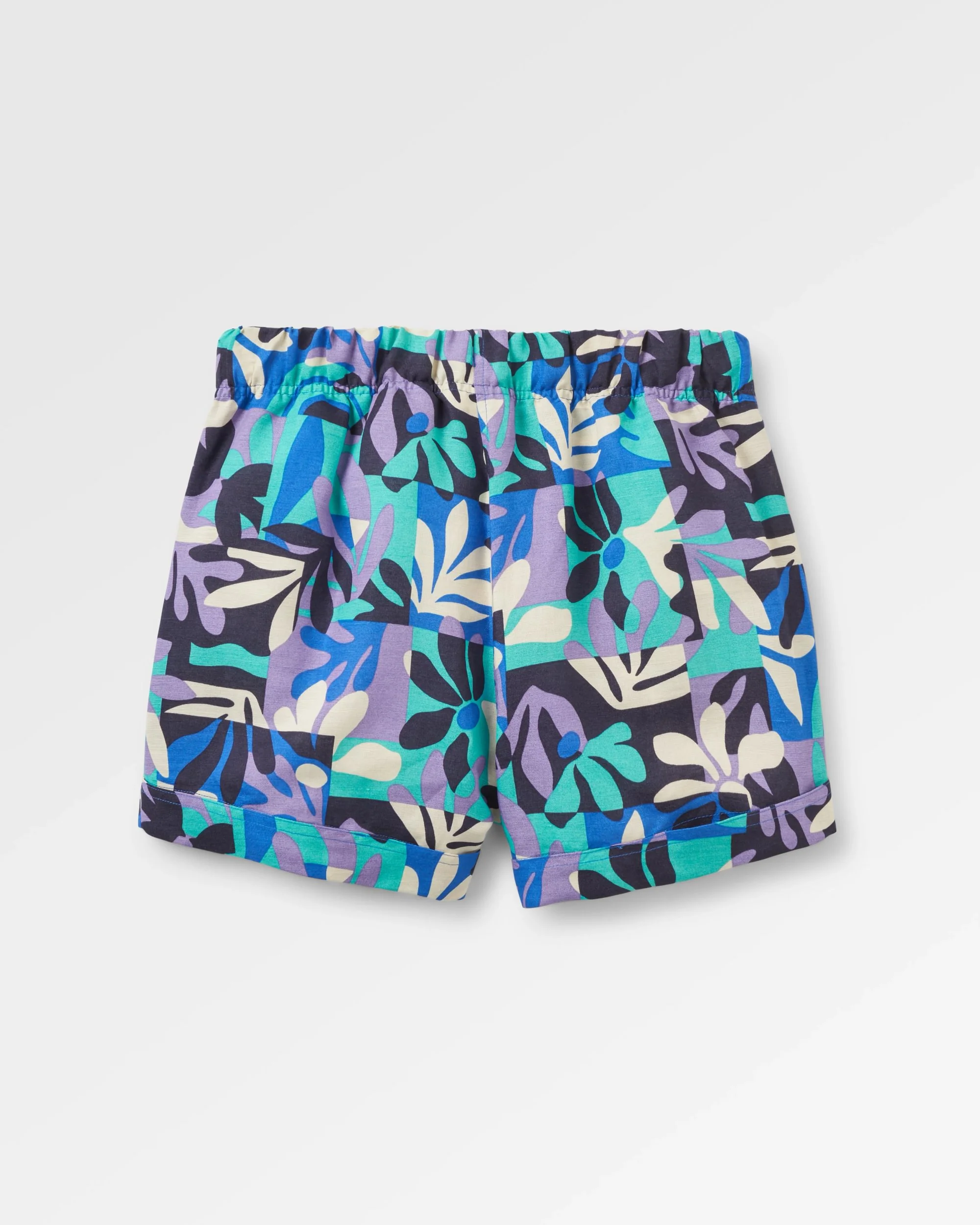 Santosa Woven Short - Mountain Foliage Purple - Image 5