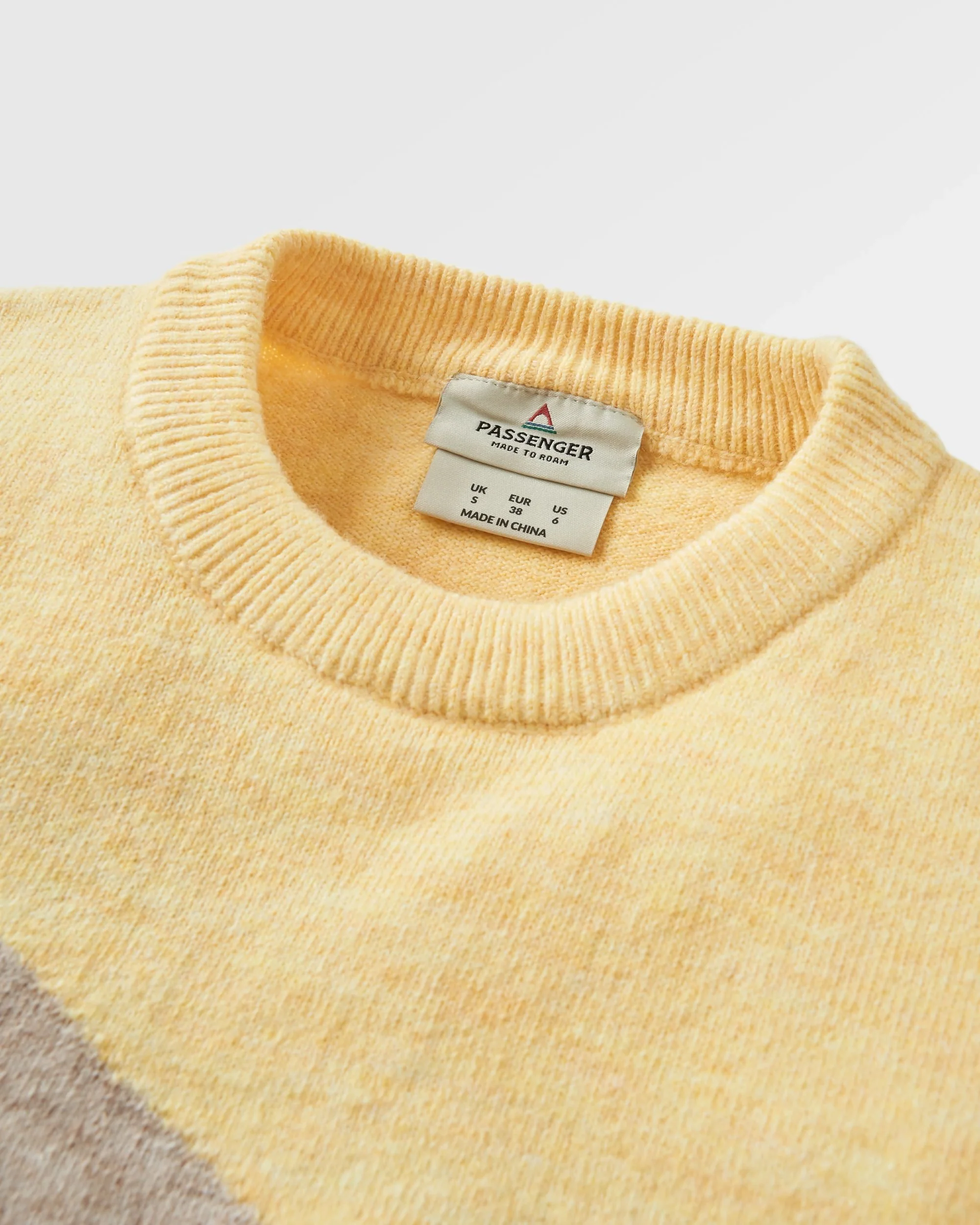 Scenic 'Light' Knitted Jumper - Scenic Yellow - Image 4
