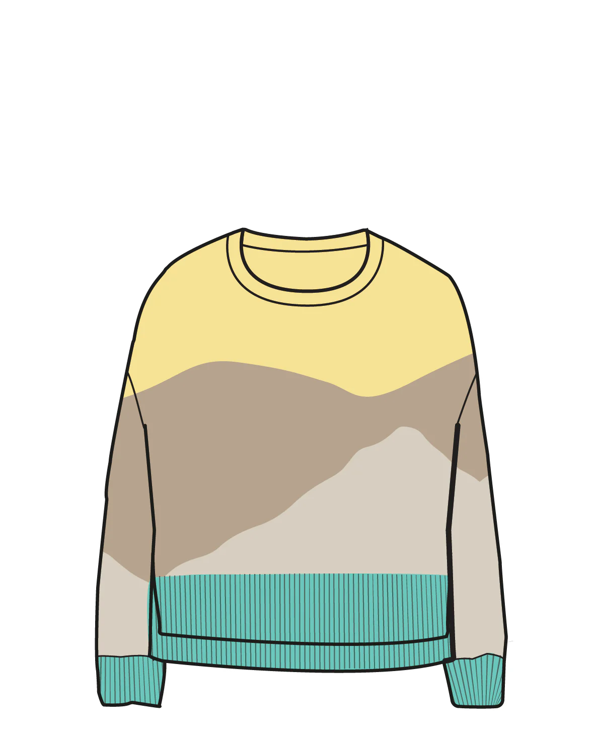Scenic 'Light' Knitted Jumper - Scenic Yellow - Image 8