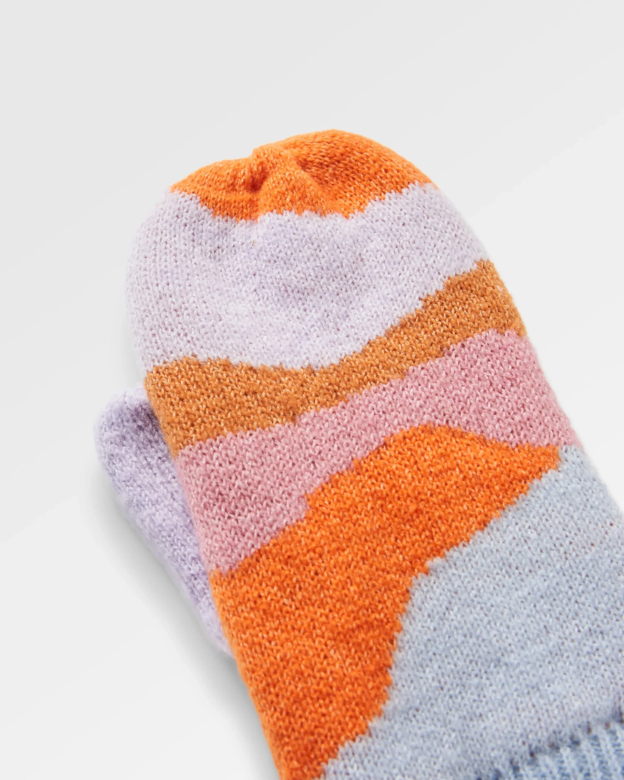 Scenic Fleece Lined Mittens - Scenic Sunrise Orange - Image 3