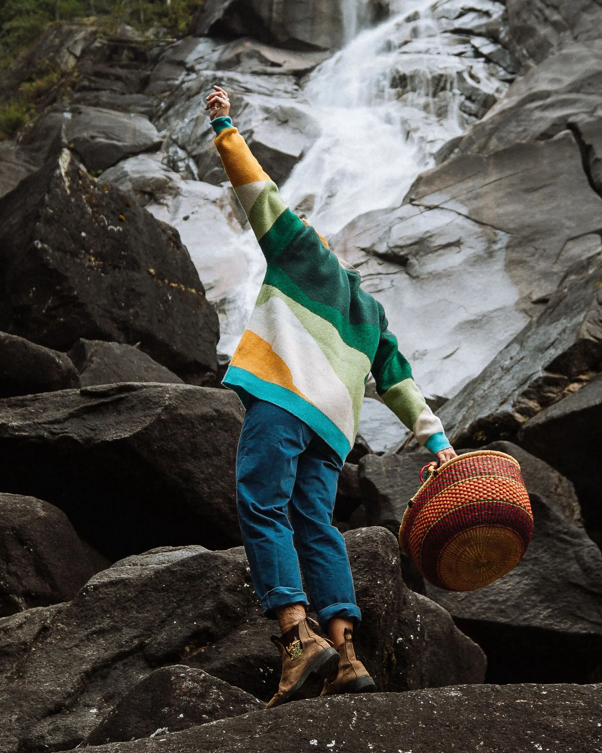 Scenic Knitted Jumper - Scenic Dark Fern - Image 5
