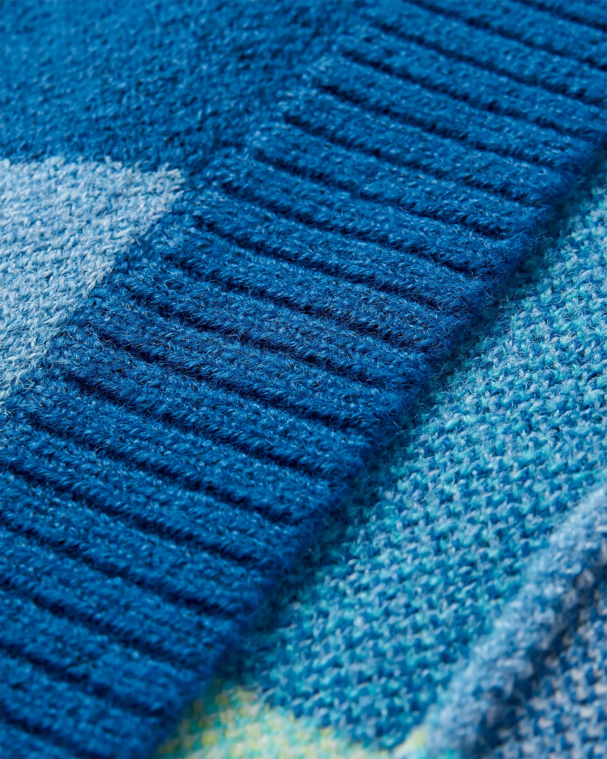 Scenic Long Knitted Cardigan - Scenic Azure Blue - Image 6