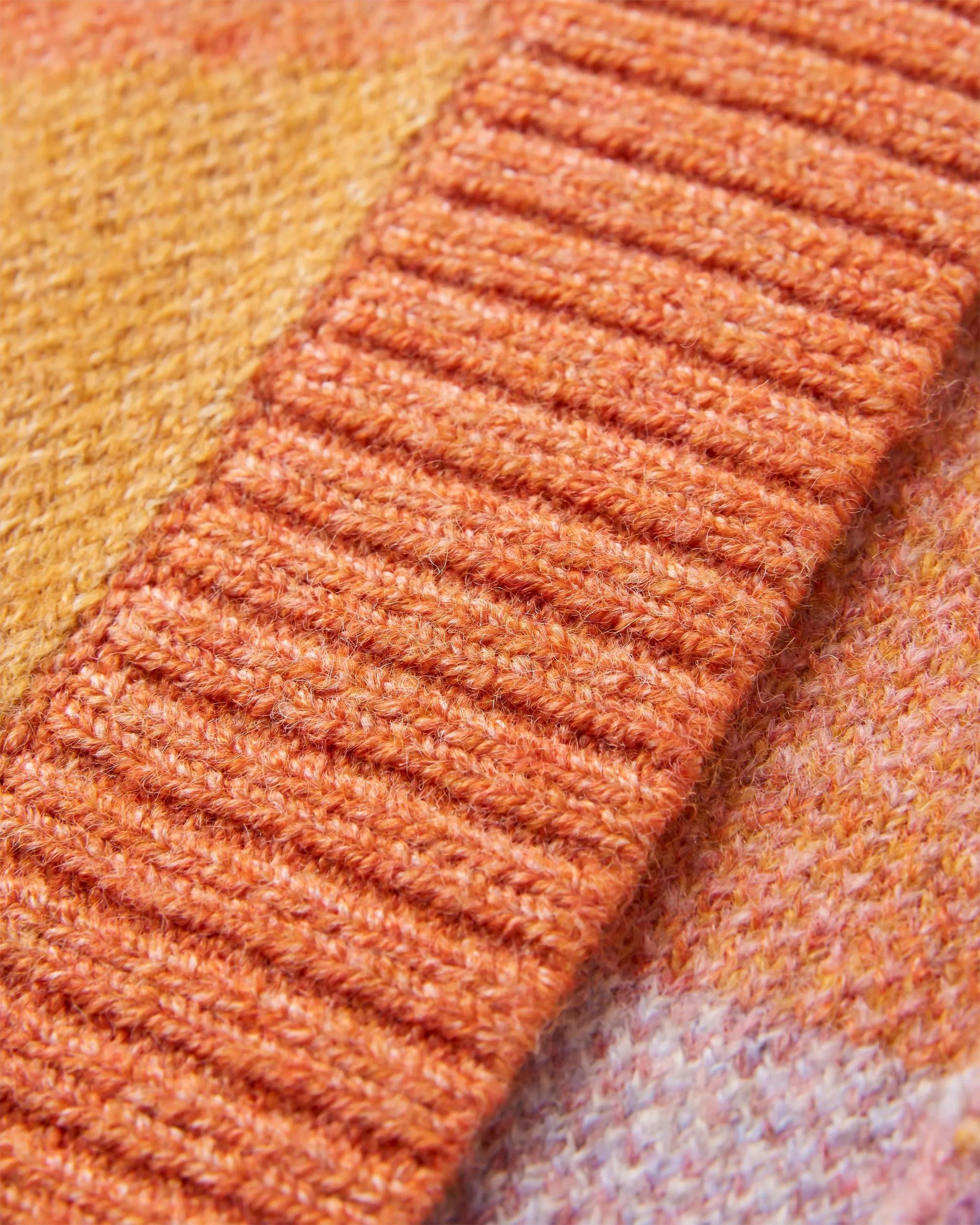 Scenic Long Knitted Cardigan - Scenic Sunrise Orange - Image 10