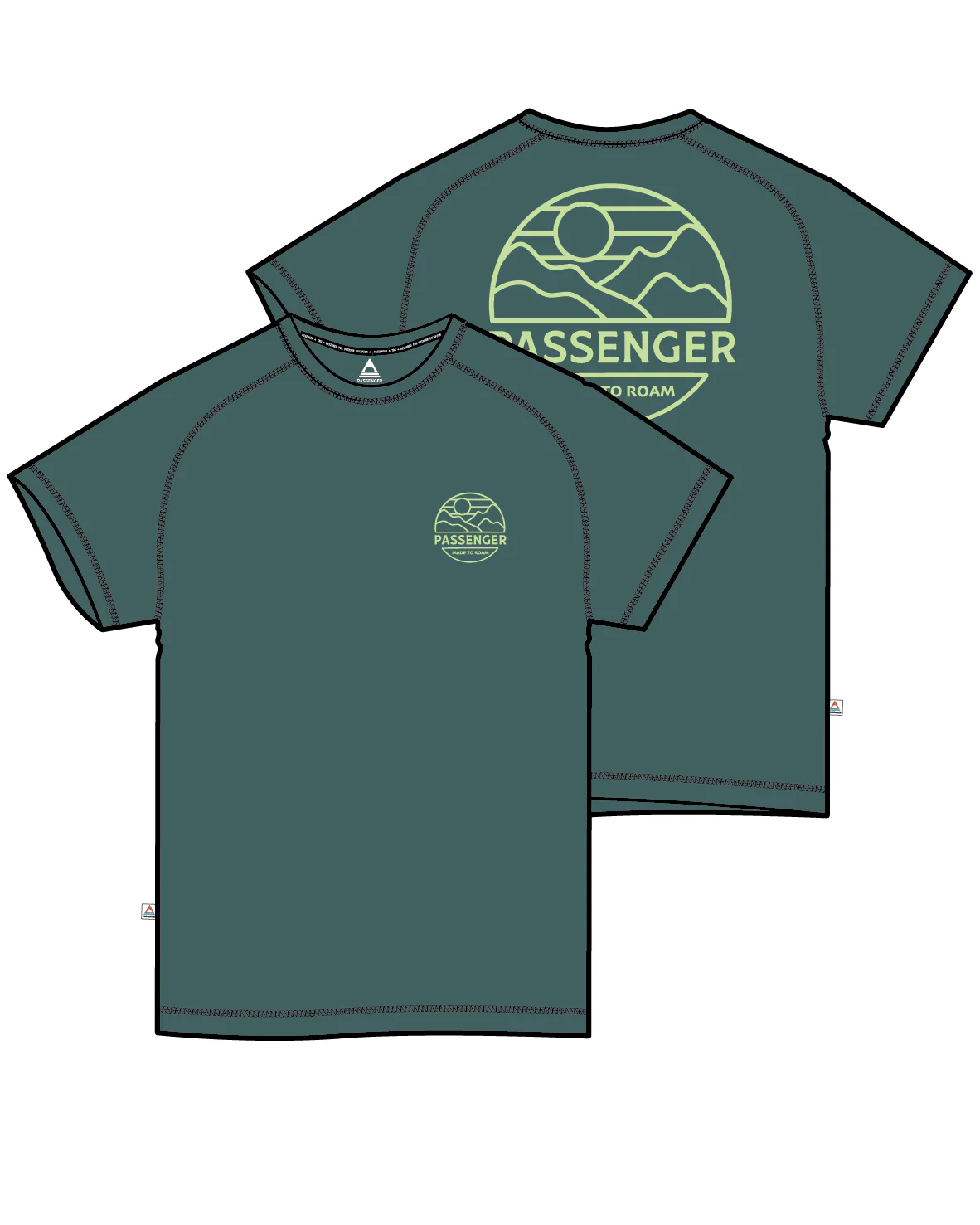 Sedona DrireleaseĀ® Active T-Shirt - Deep Ocean - Image 8