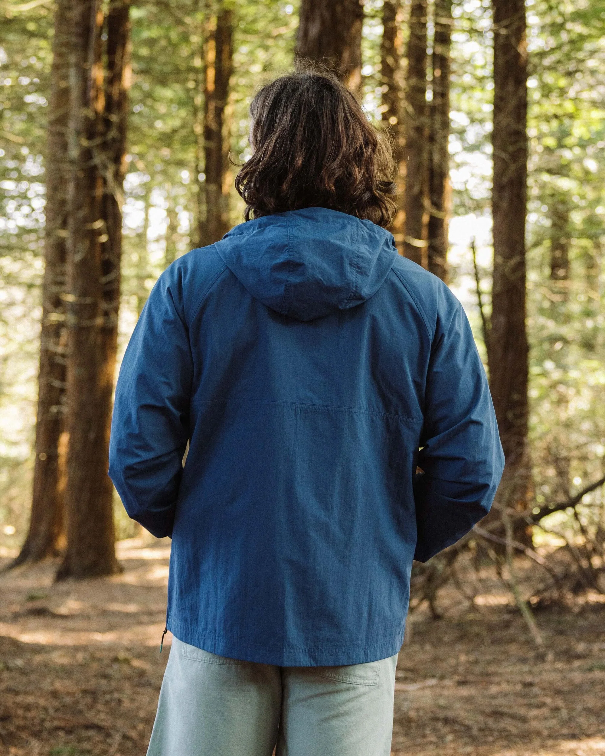Seek Out Wind Resistant Anorak - Dark Denim - Image 5