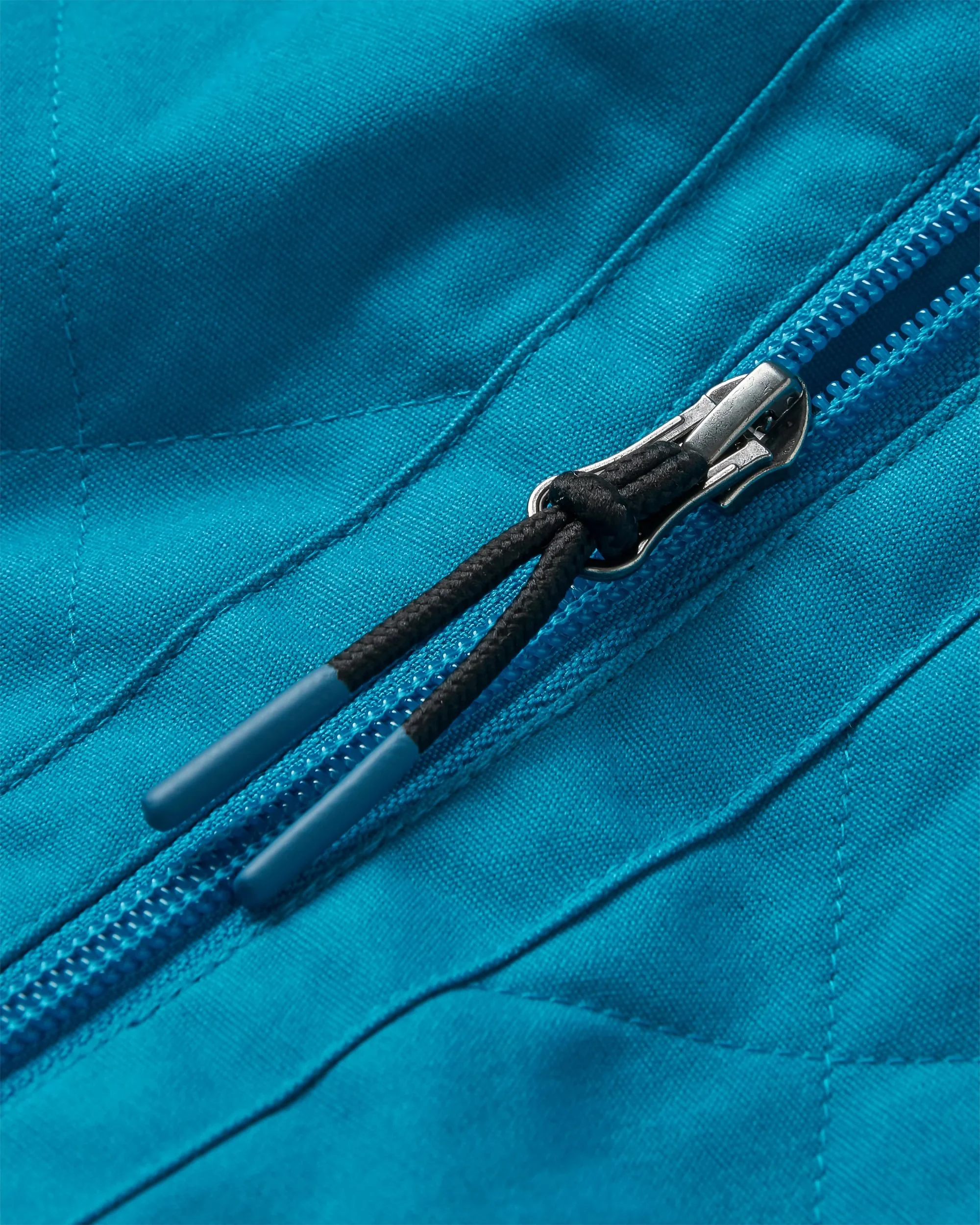 Sefton Deep-Pile Sherpa Full Zip Fleece - Vista Patchwork Aqua - Image 7