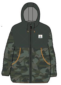 Sefton Deep-Pile Sherpa Full Zip Fleece - Fir Tree - Image 10