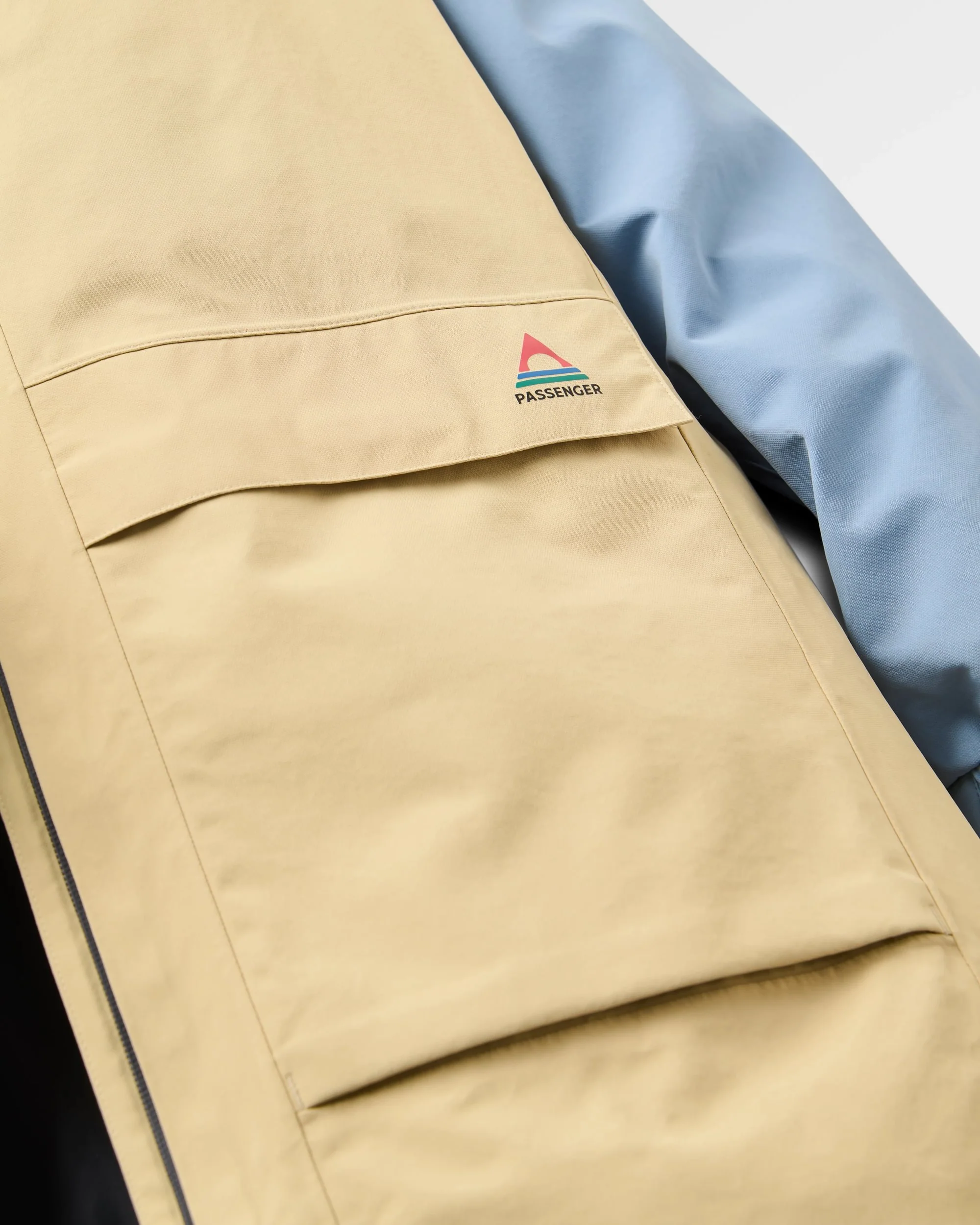 Serein Waterproof Jacket - Faded Denim/Desert - Image 9