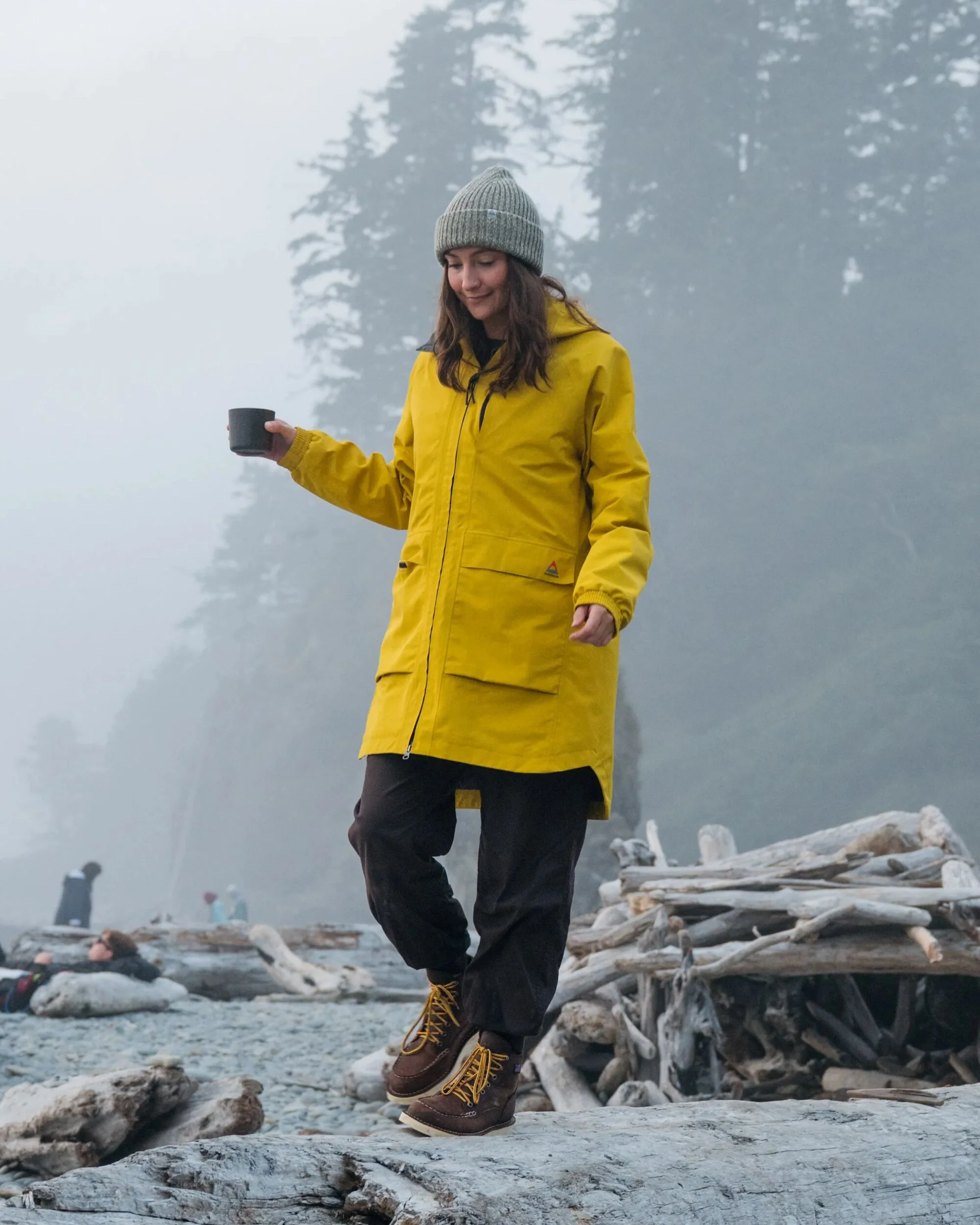 Serein Waterproof Jacket - Heritage Yellow - Image 3