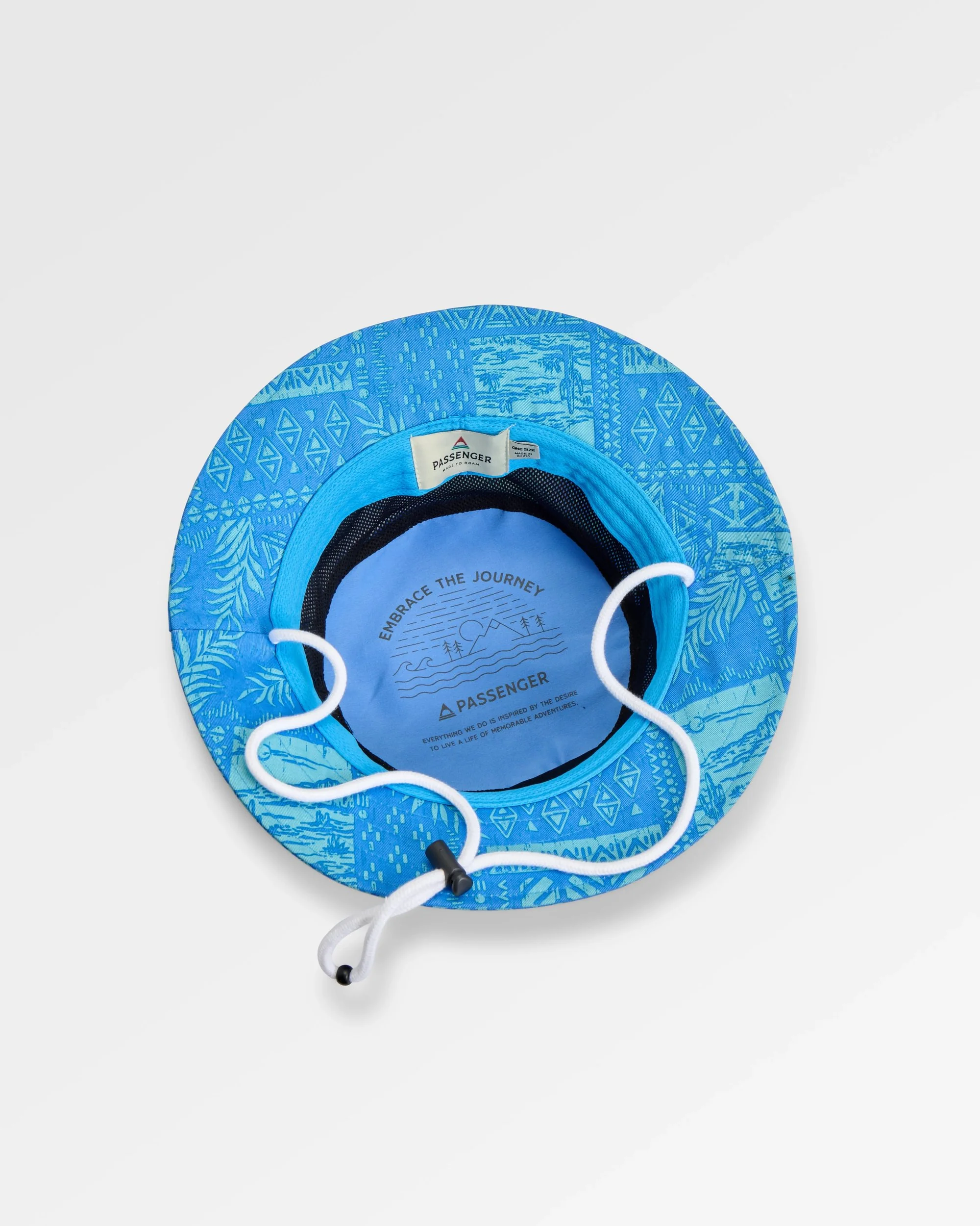 Shaded Bucket Hat - Patchwork Marine Blue - Image 4
