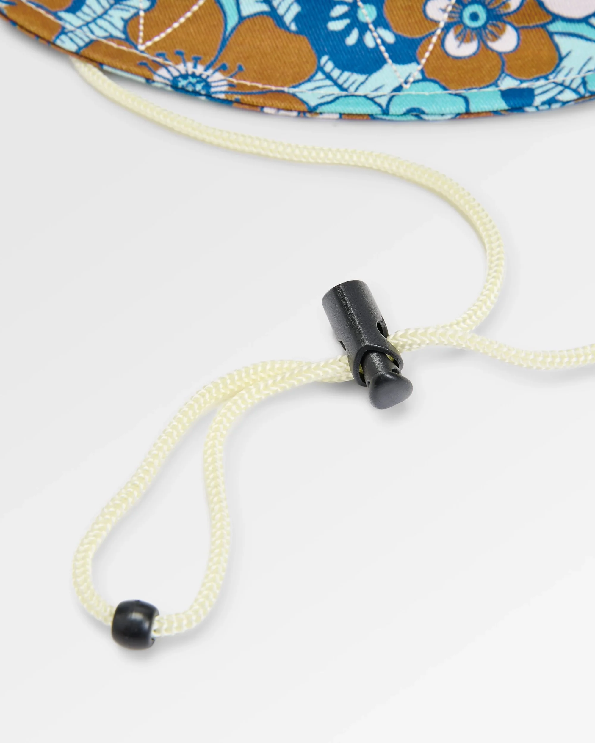 Shaded Bucket Hat - Vintage Floral Aqua - Image 7
