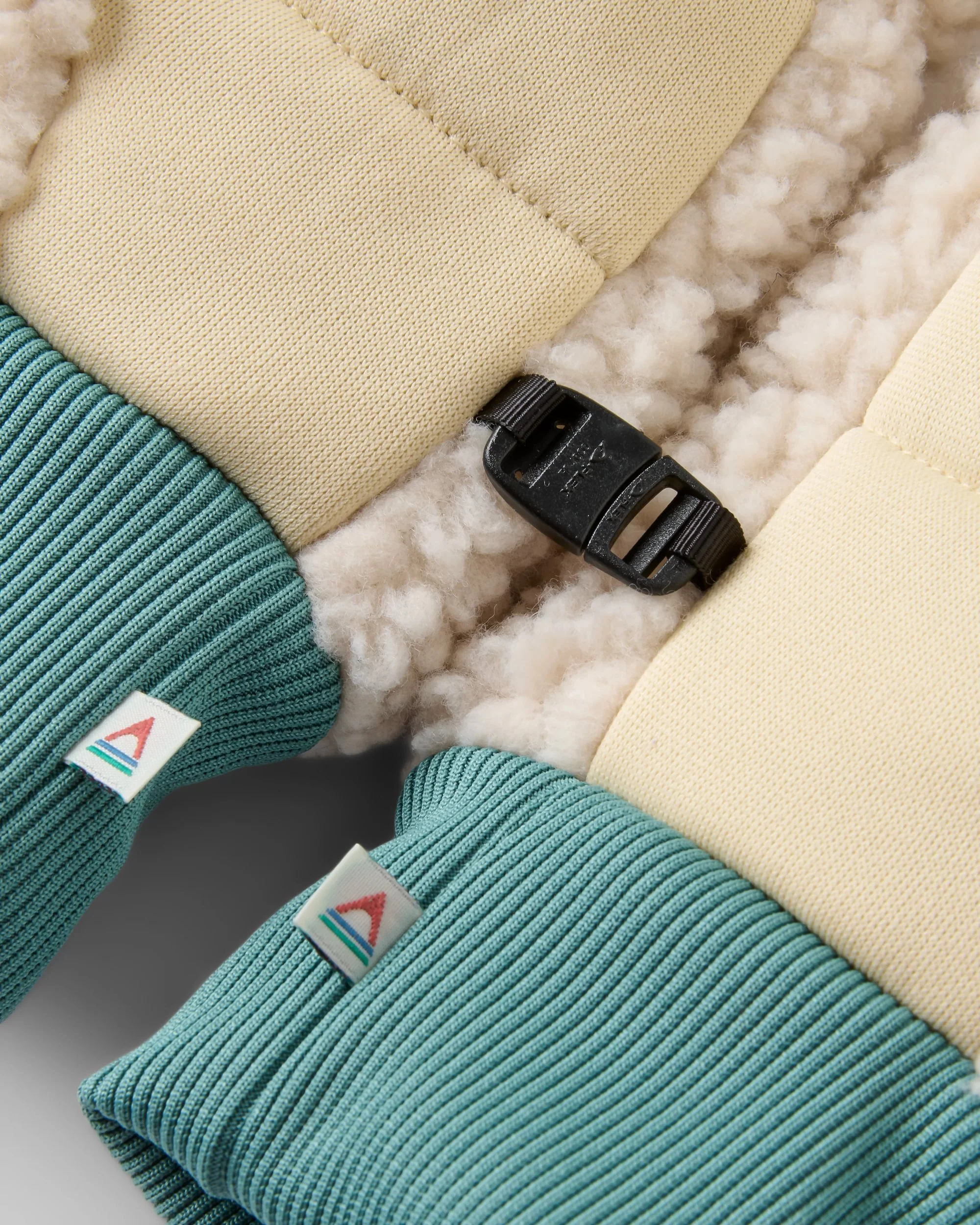 Avalanche Sherpa Mittens - Oatmeal - Image 4