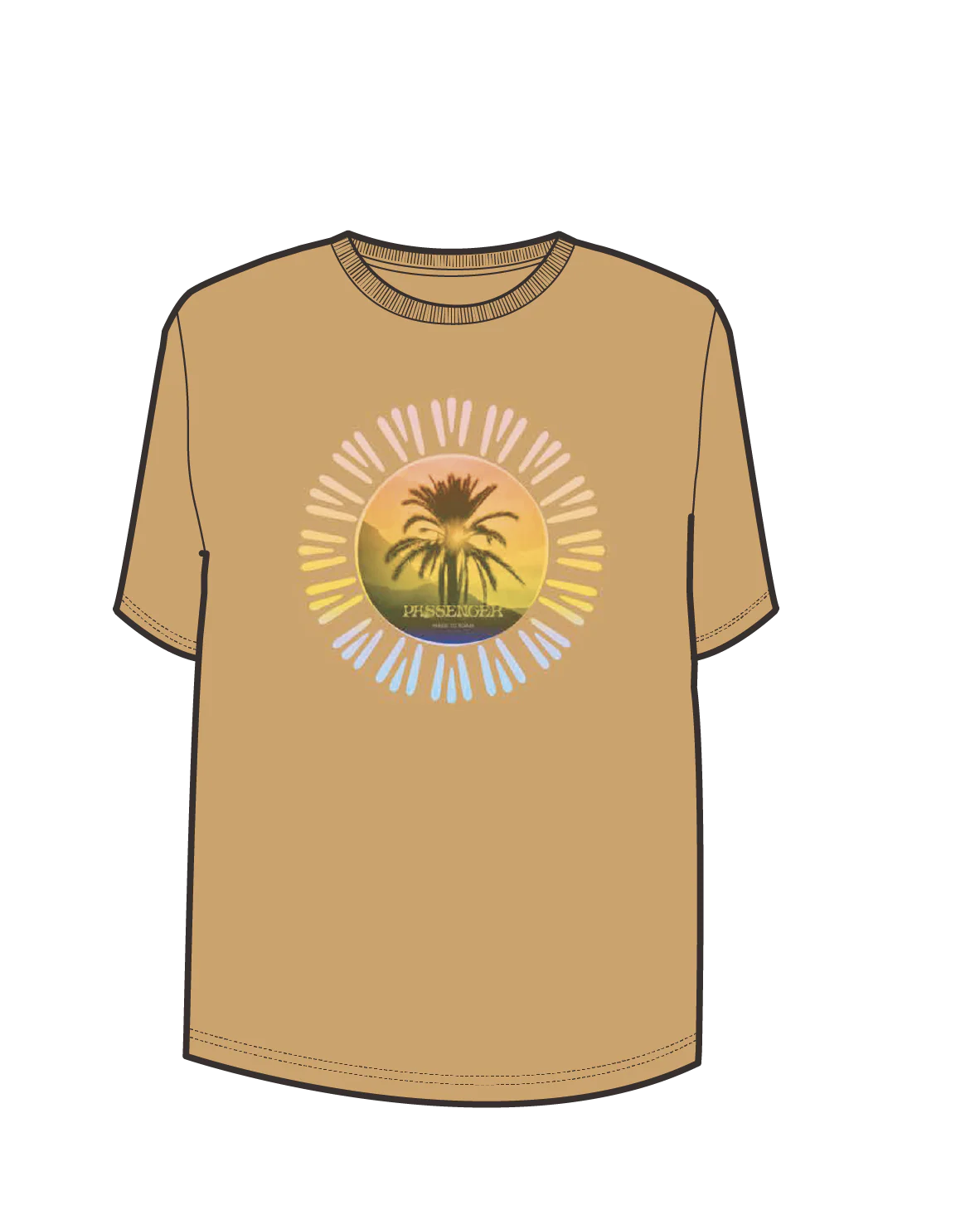 Shutter T-Shirt - Spruce Yellow - Image 5