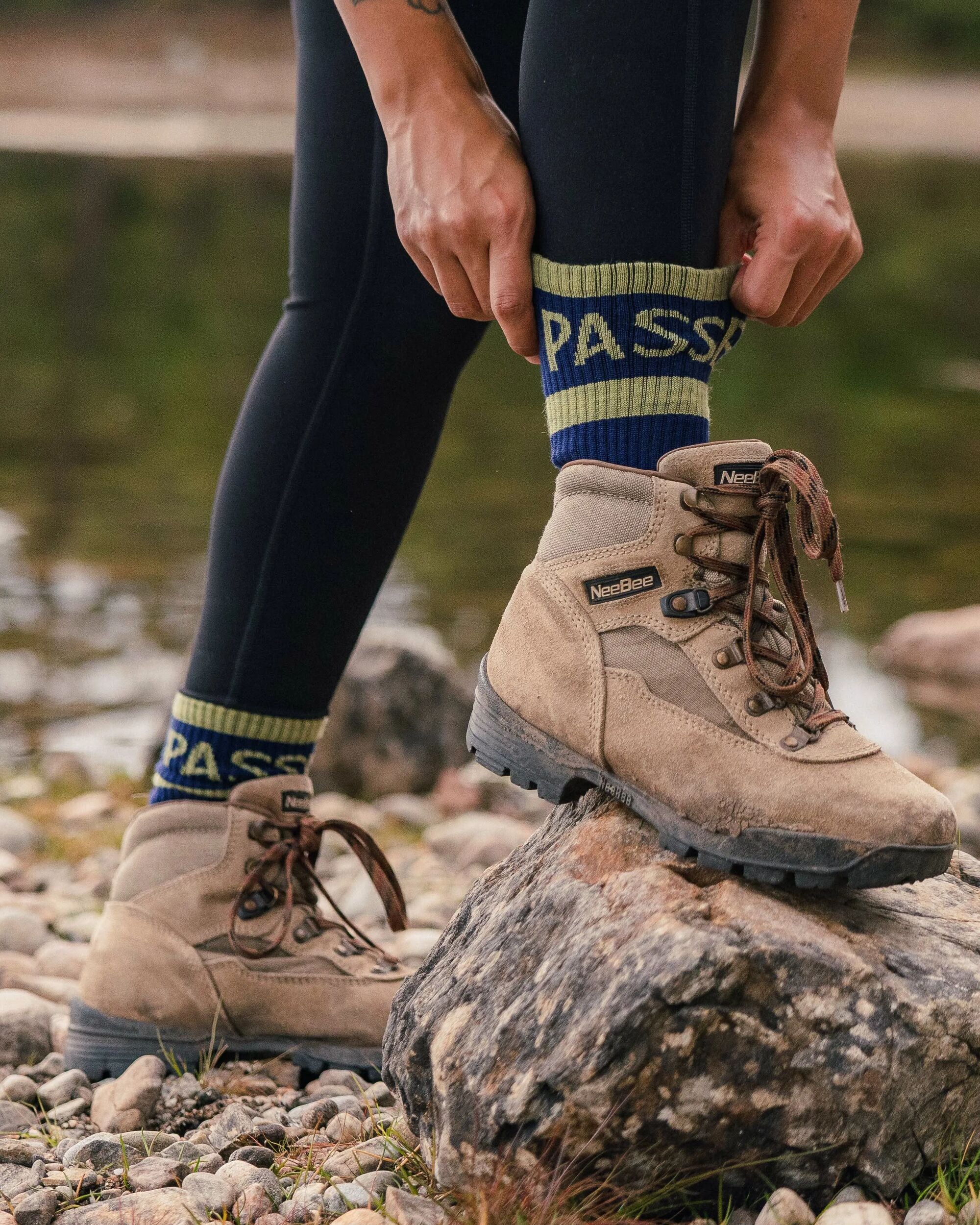 Sierra Active Socks - Tidal Blue - Image 2