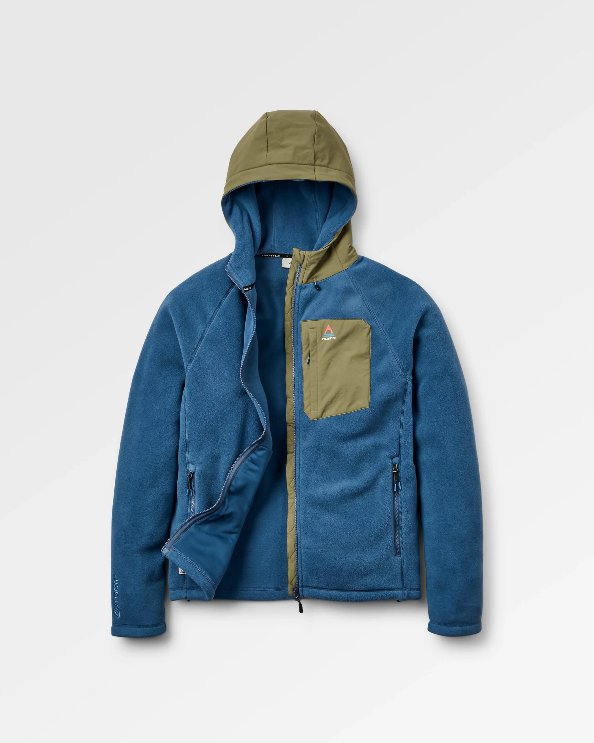 Sierrascape Men's PolartecĀ® Fleece Hoodie - Dark Denim - Image 2