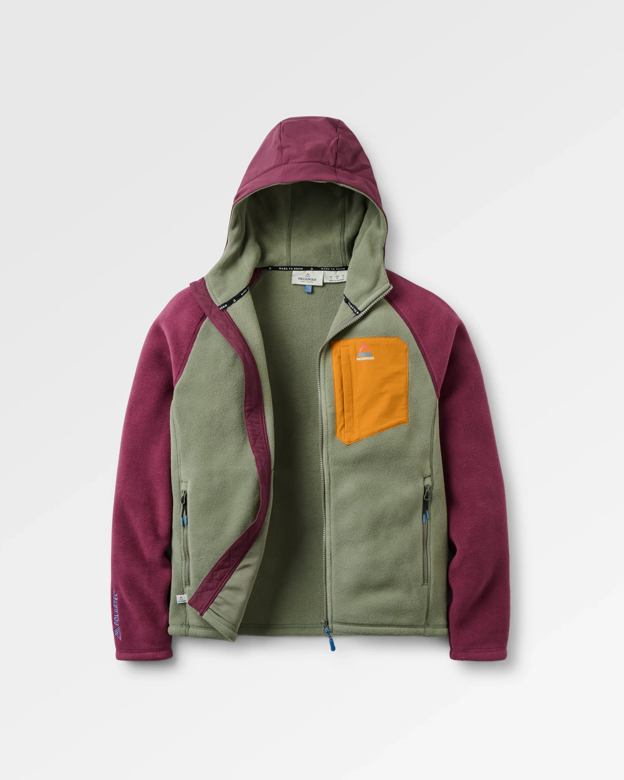 Sierrascape Women's PolartecĀ® Fleece Hoodie - Fig/Dusty Olive - Image 2