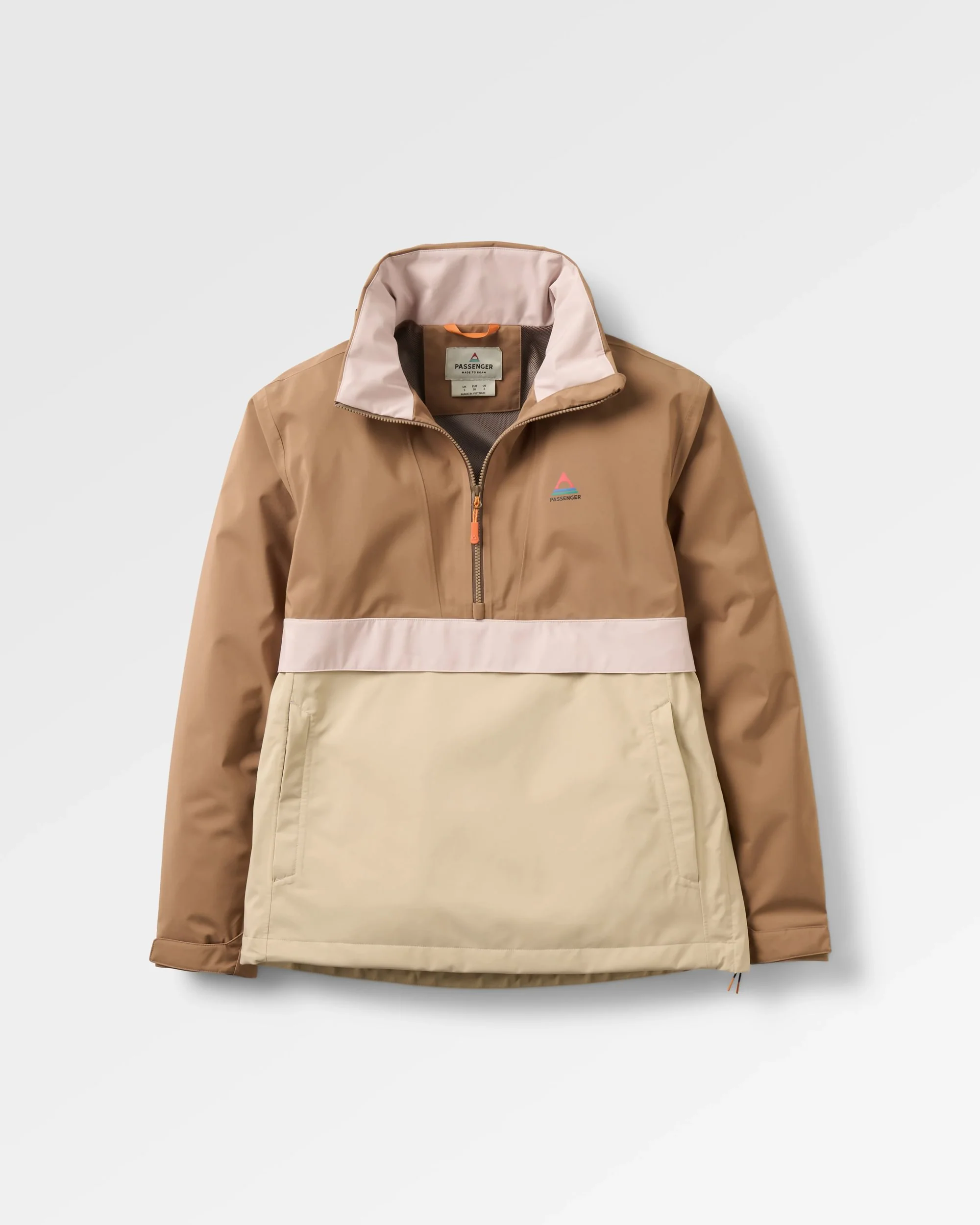 Skyline Waterproof Anorak - Caramel/Stone - Image 2