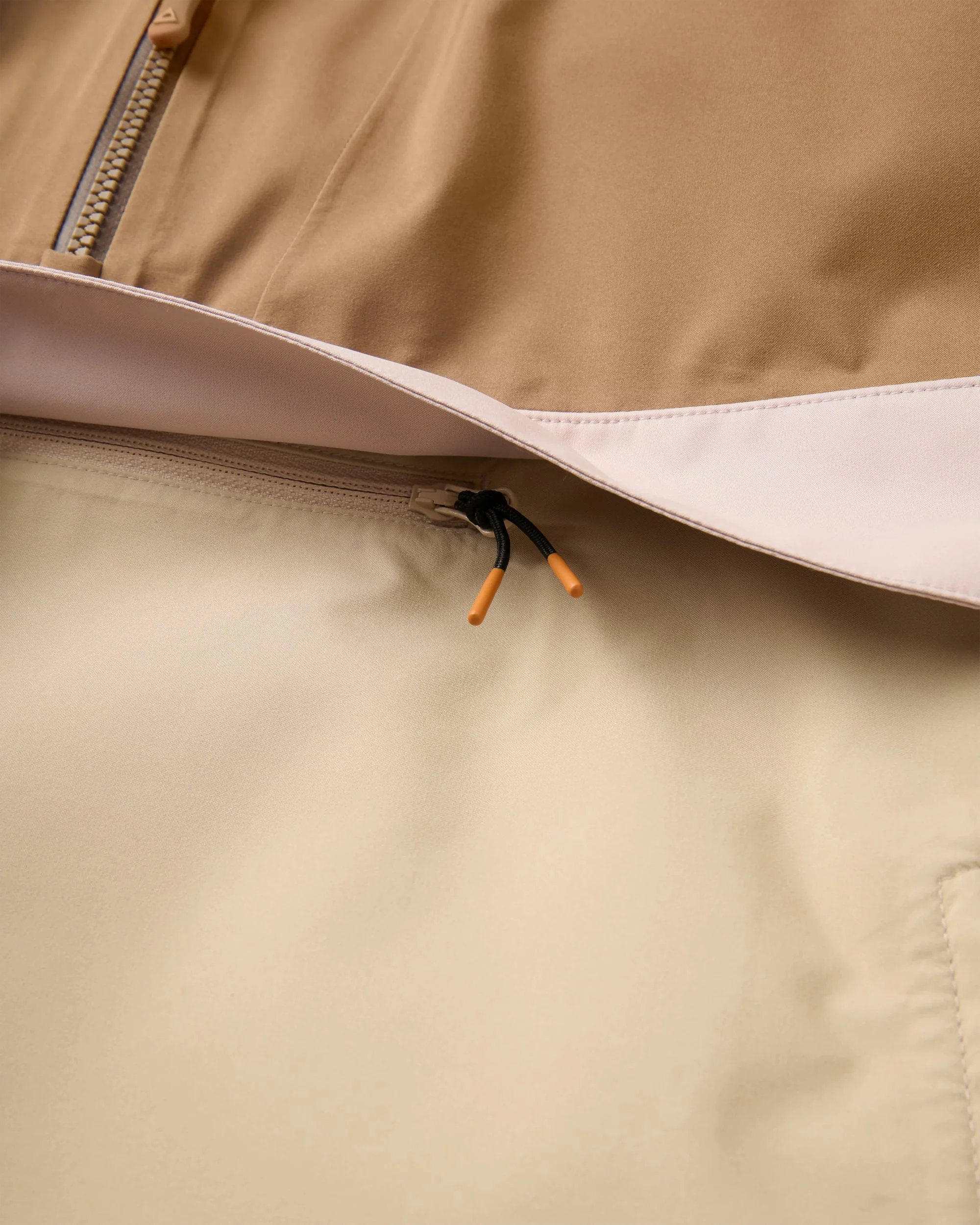 Skyline Waterproof Anorak - Caramel/Stone - Image 9