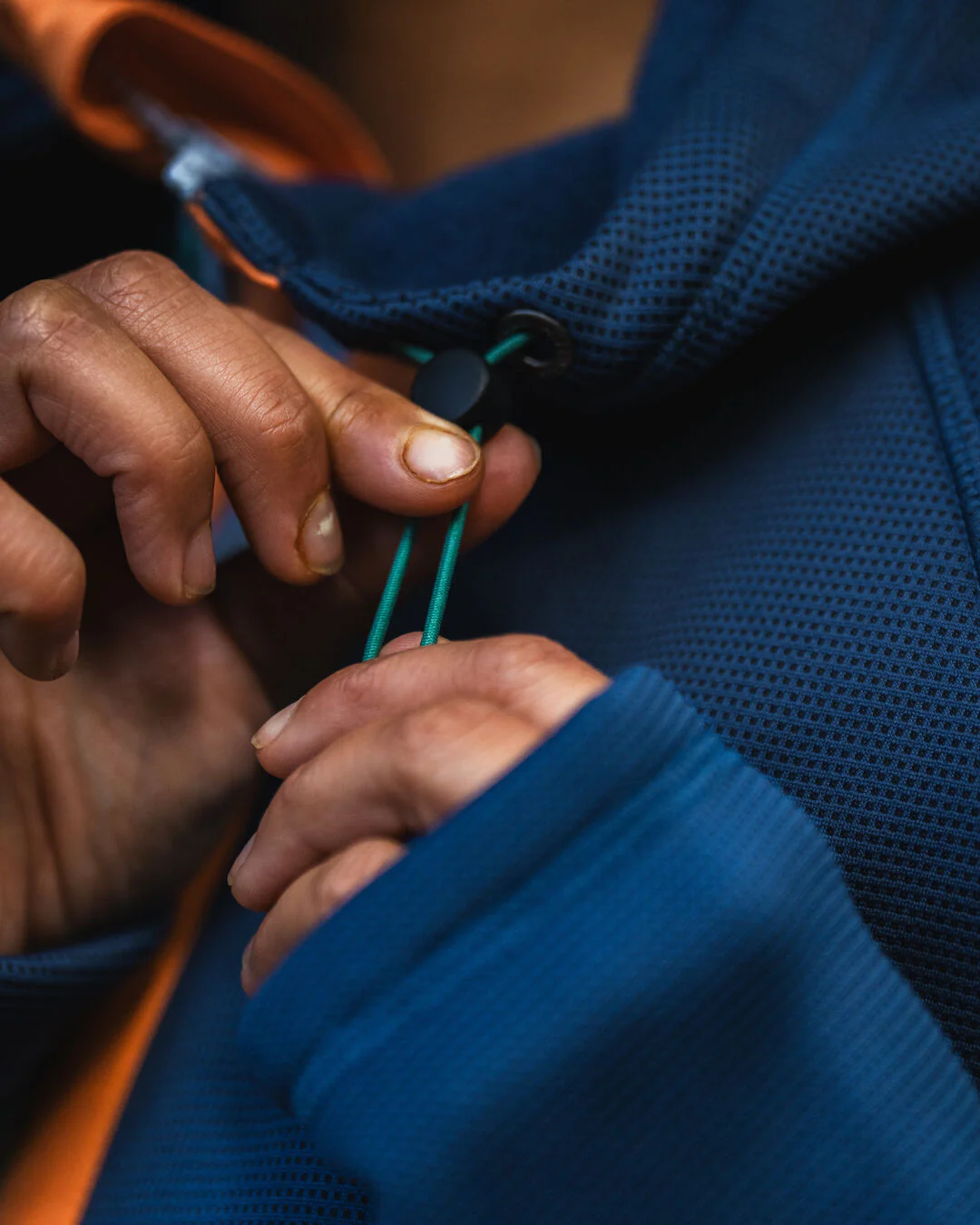 Slope Hooded Fleece - Dark Denim - Image 5