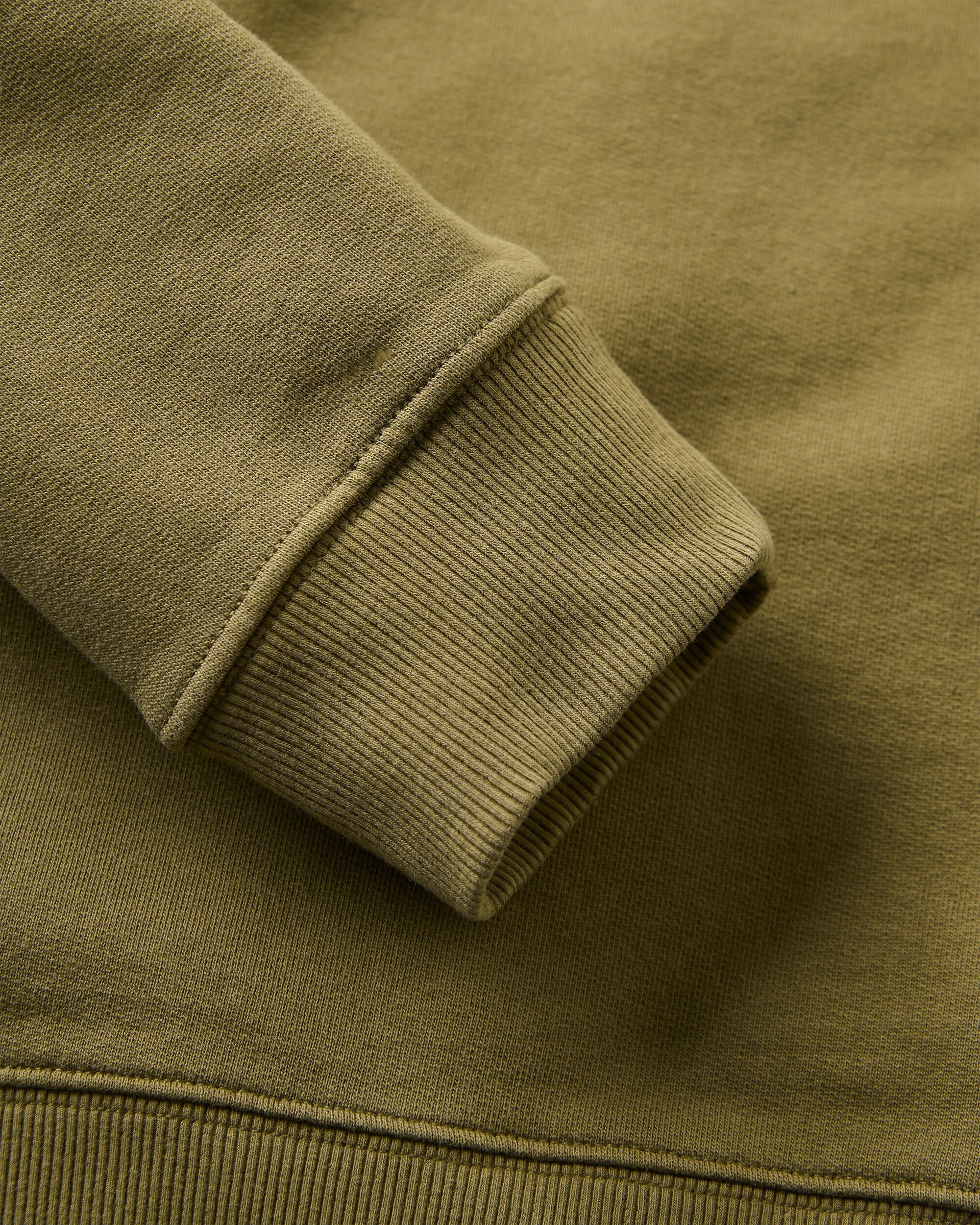 Slow Escape Organic Cotton Sweatshirt - Dark Olive - Image 4