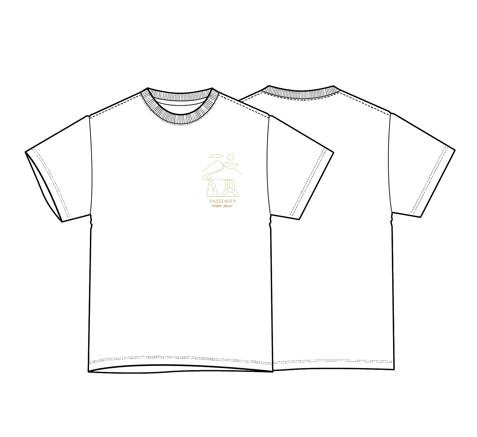 Slow Escape Relaxed Fit T-Shirt - White - Image 6