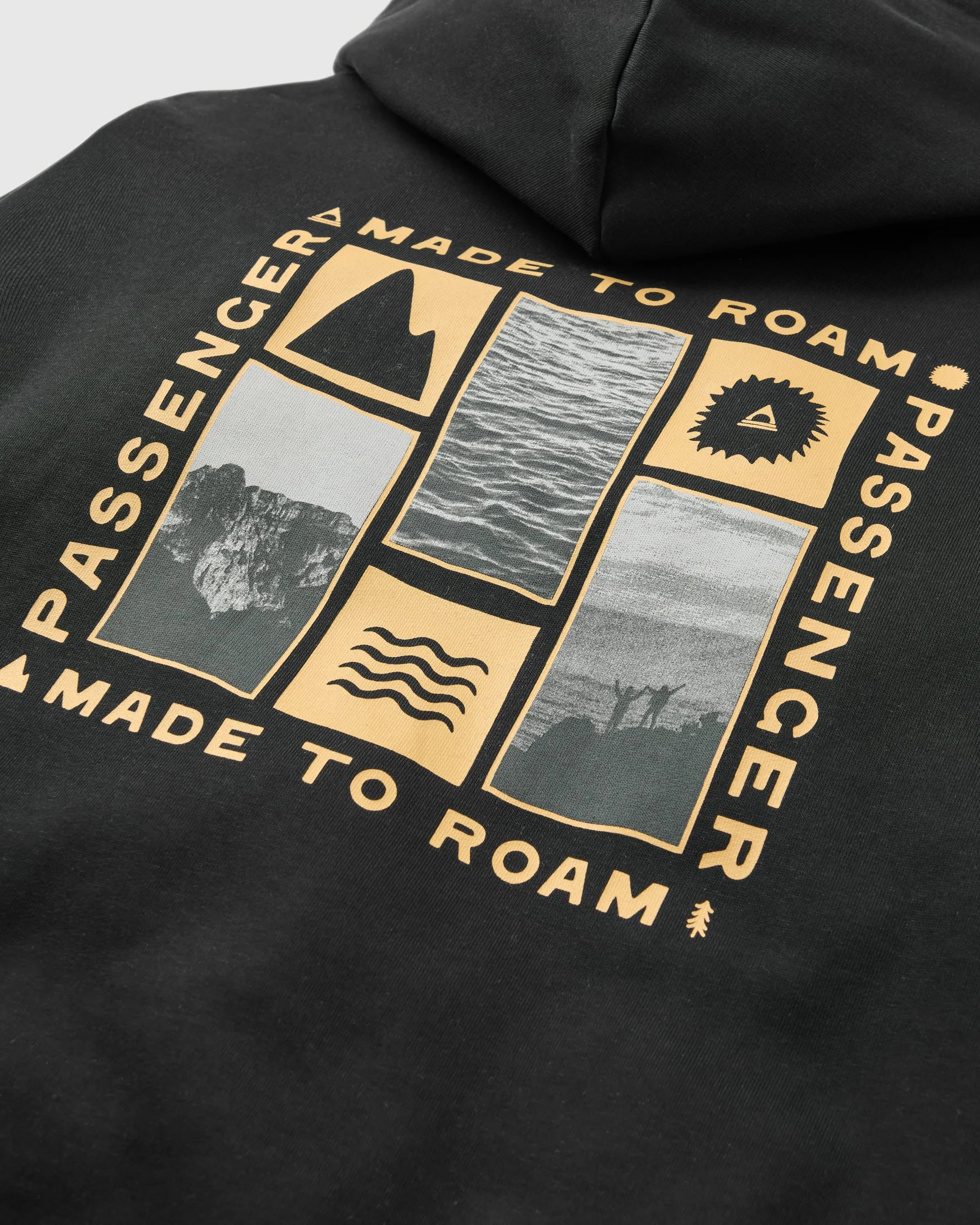 Snapshot Organic Cotton Relaxed Fit Hoodie - Black - Image 4