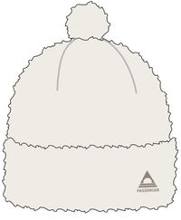 Snow Sherpa Beanie - Vintage White - Image 8