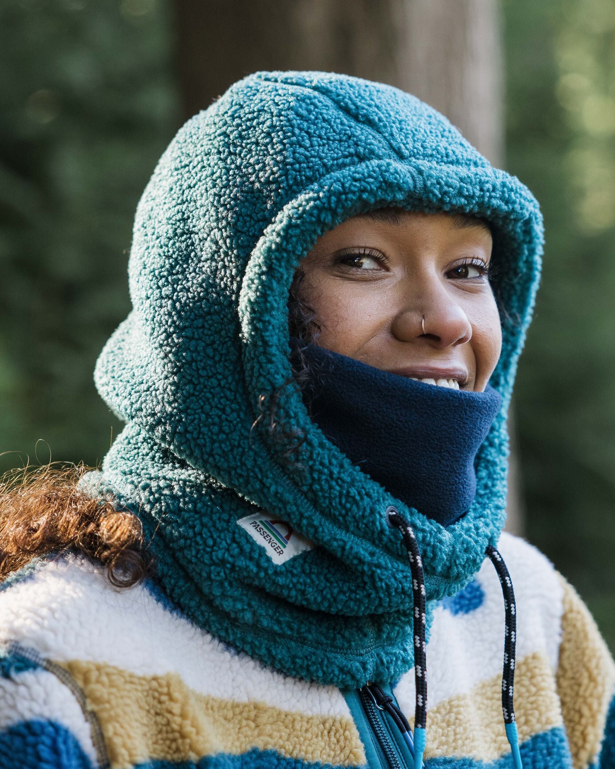 Snowdrift Fleece Hood - Mediterranean - Image 5
