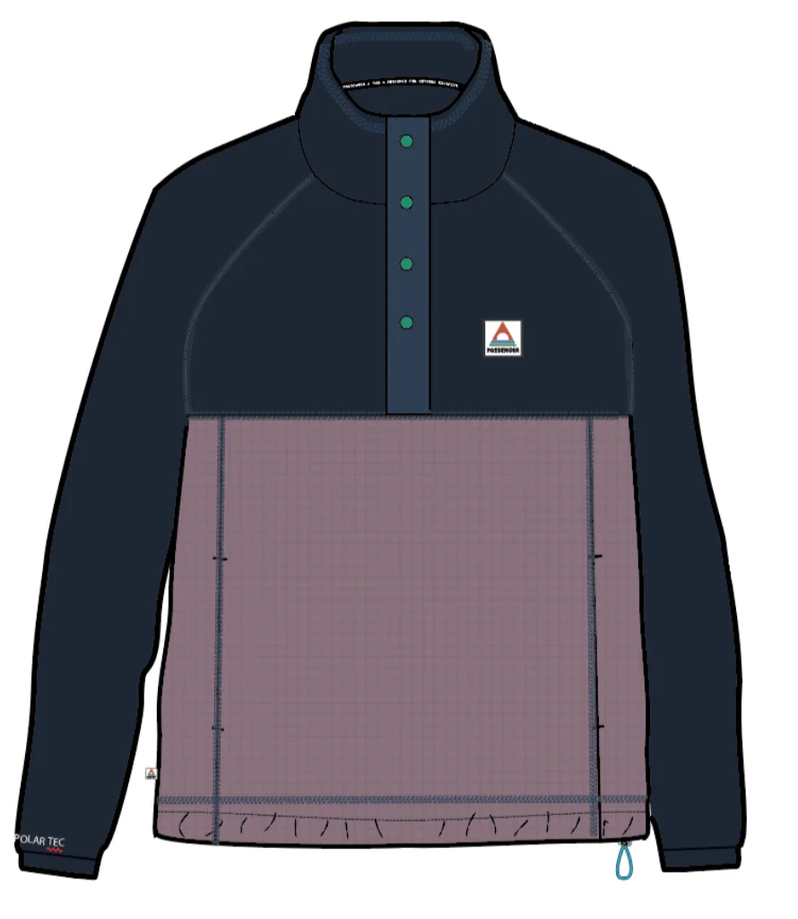 Women's Snowdrop Polartec® Fleece - Lilac/ Deep Navy - Image 14