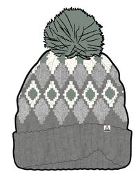 Snowdrop Bobble Hat - Grey Marl - Image 6