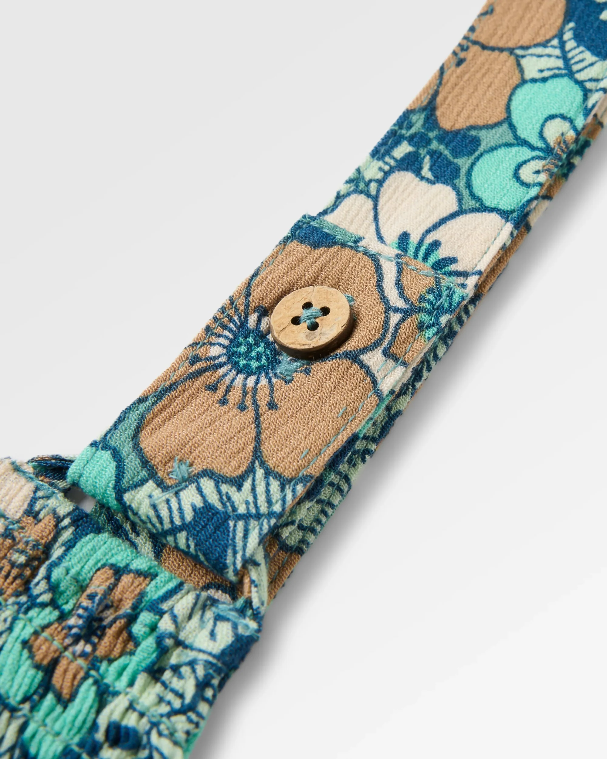 Soleis Woven Cami - Vintage Floral Aqua - Image 5