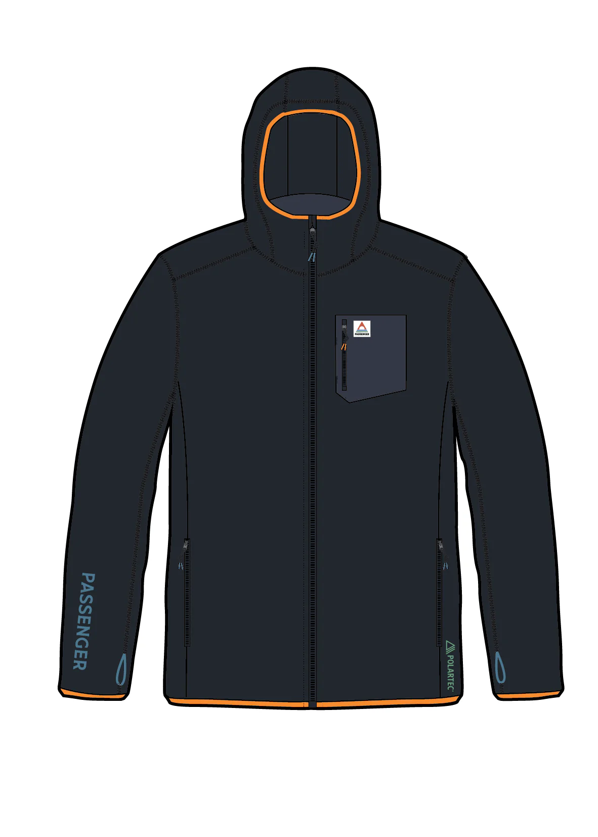 Solitude PolartecĀ® Fleece Hoodie - Black - Image 12