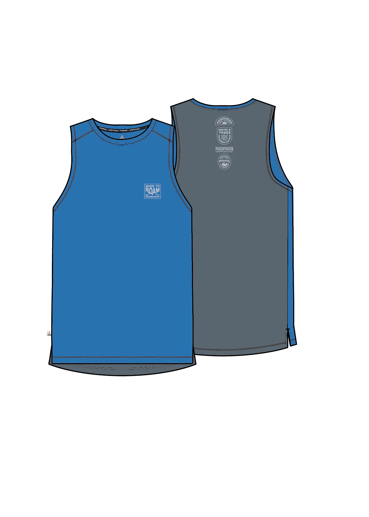 Solstice DrireleaseĀ® Active Vest - Storm Grey/Marine Blue - Image 7