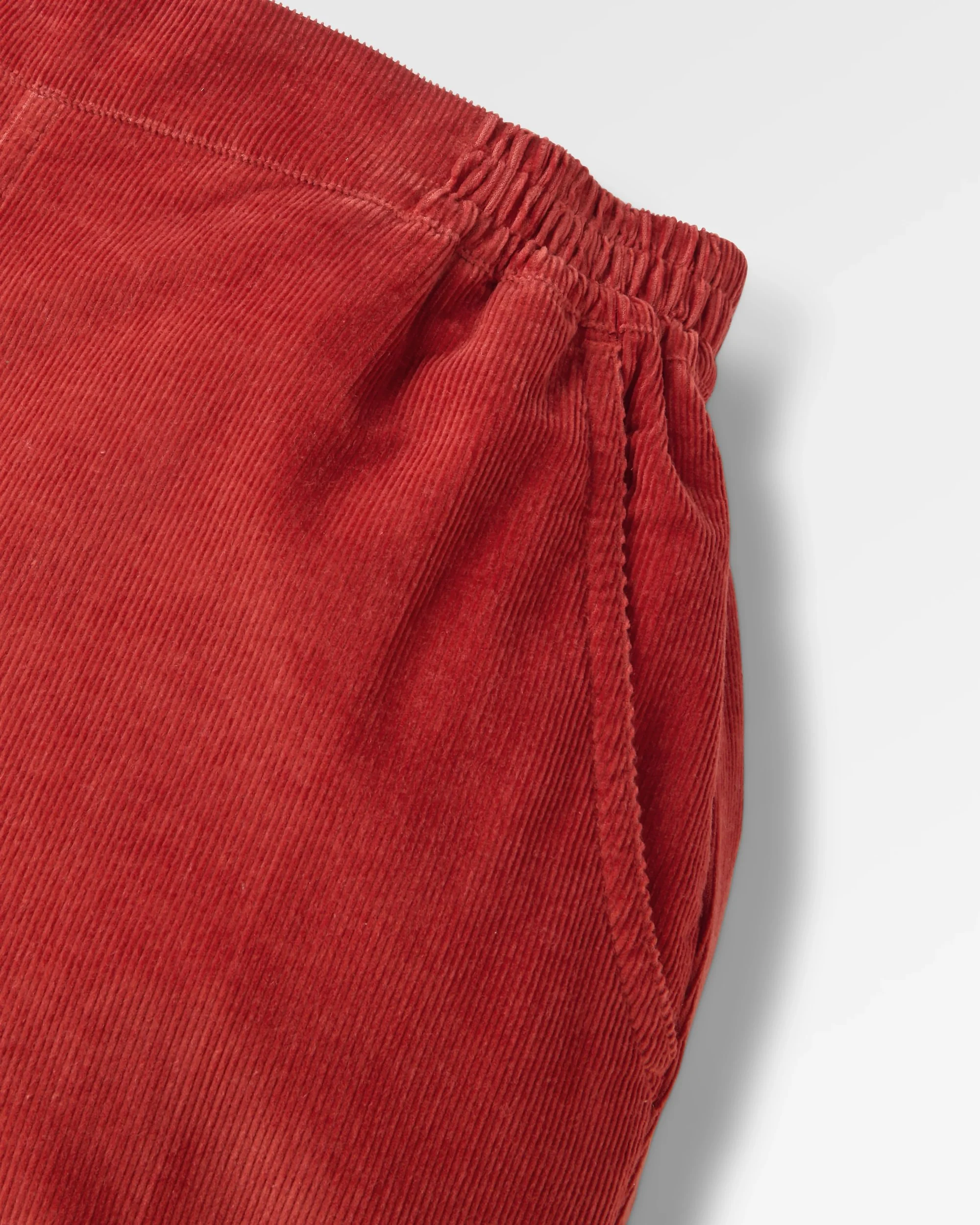 Someday Organic Cotton Corduroy Trouser - Red Ochre - Image 8