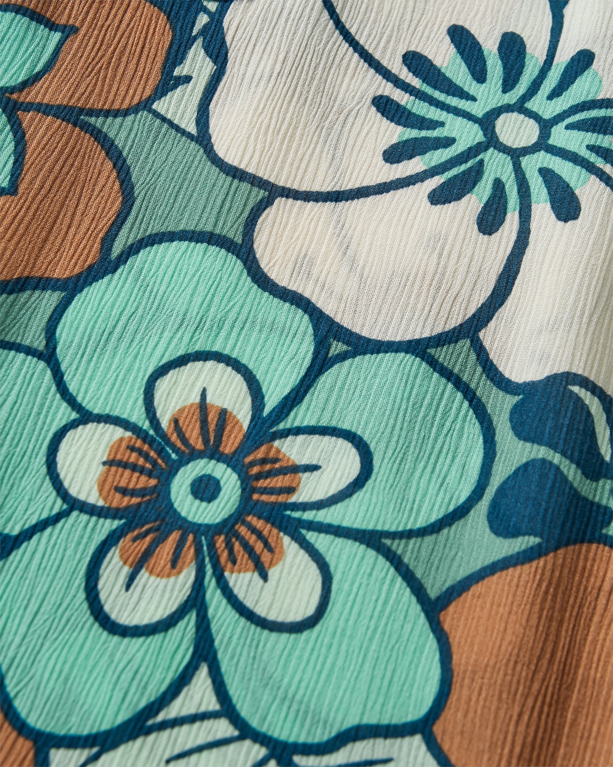 Someday Woven Trouser - Vintage Floral Aqua - Image 8