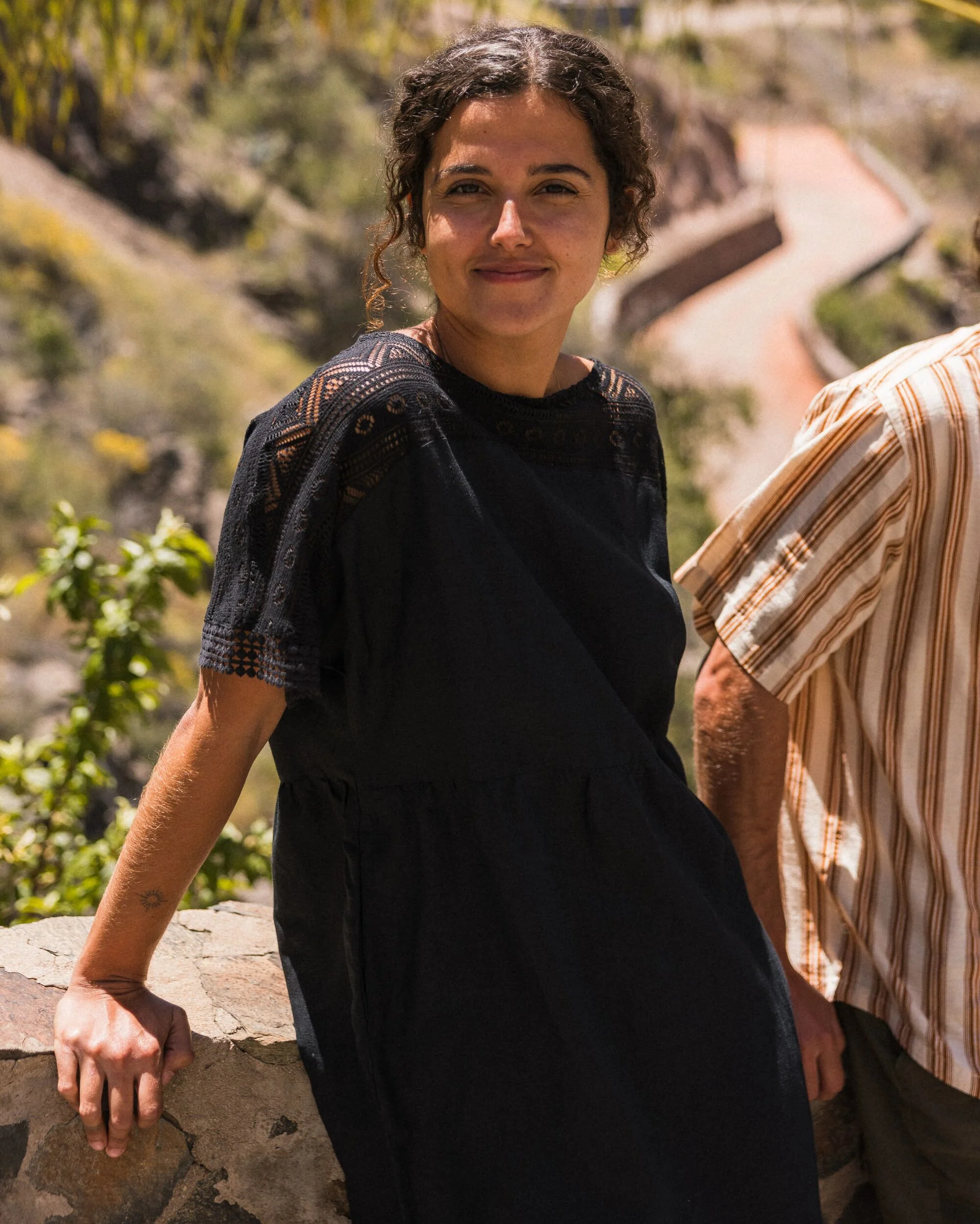 Sono Linen Beach Dress - Black - Image 4