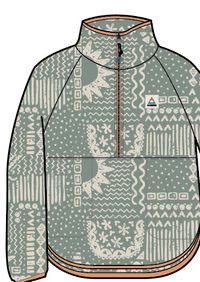 Sorrel Polar Fleece - Vintage Patchwork Pistachio - Image 11