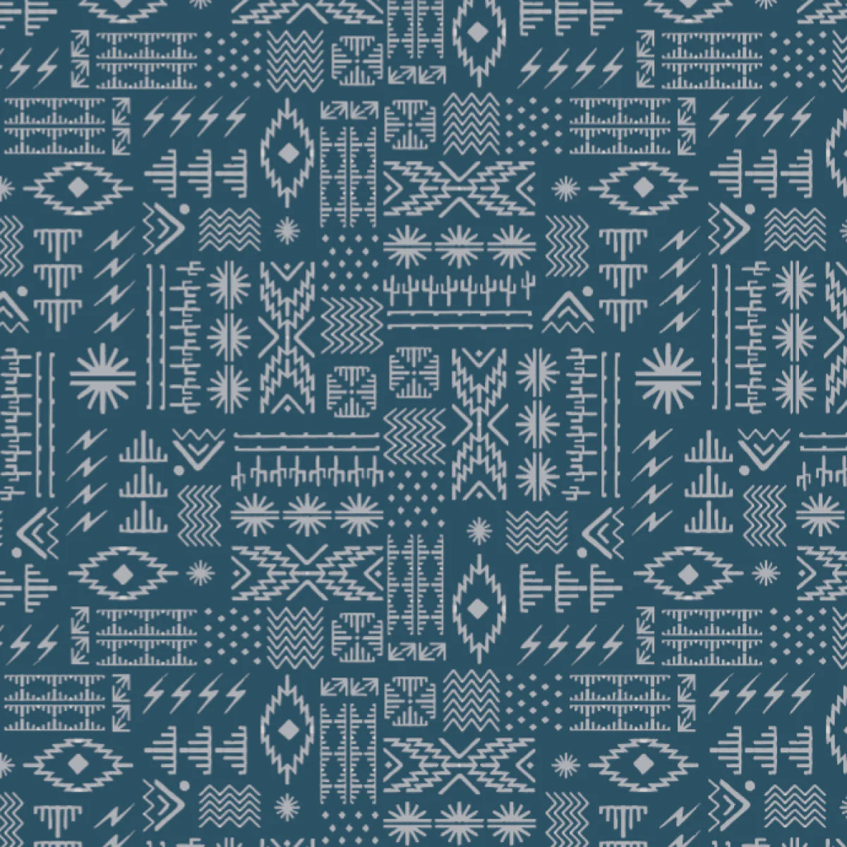 Spirit Jumpsuit - Blue Coral Geo Tile - Image 7