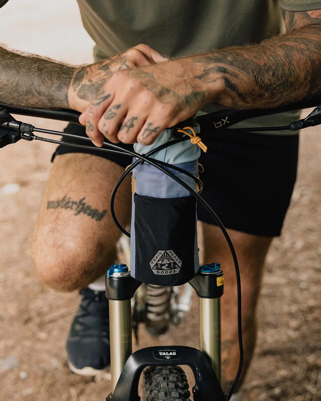 Steer Hybrid Bottle Bike Bag - Provincial Blue - Image 2