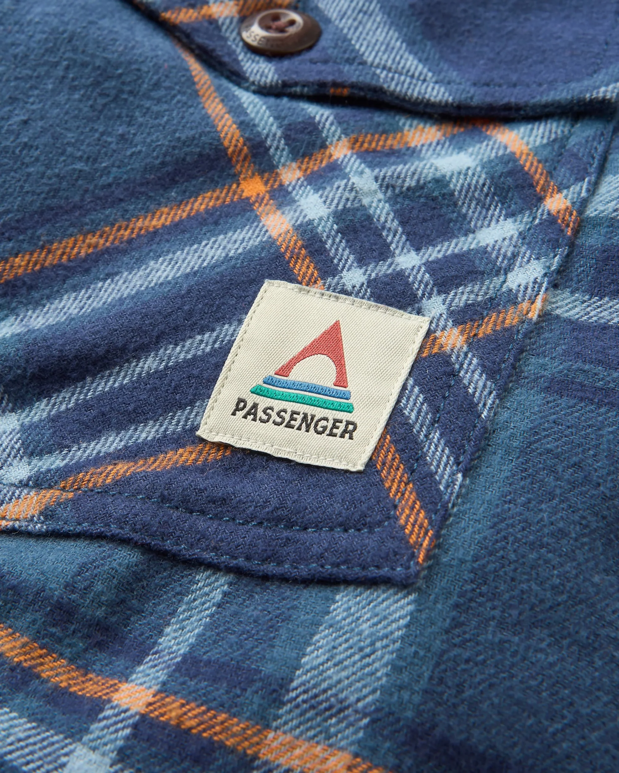 Stella LS Shirt - Rich Navy/Faded Denim Check - Image 2