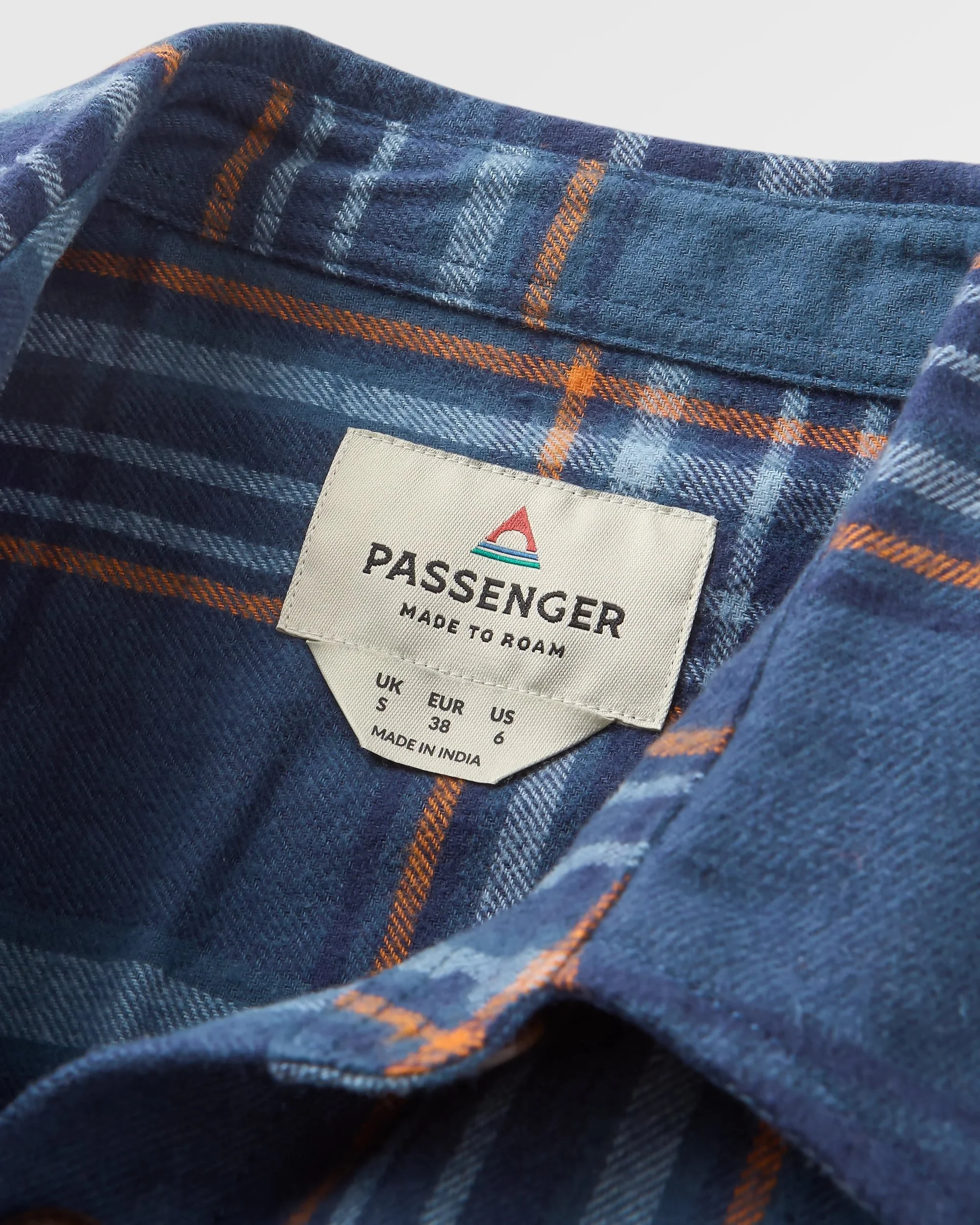 Stella LS Shirt - Rich Navy/Faded Denim Check - Image 6