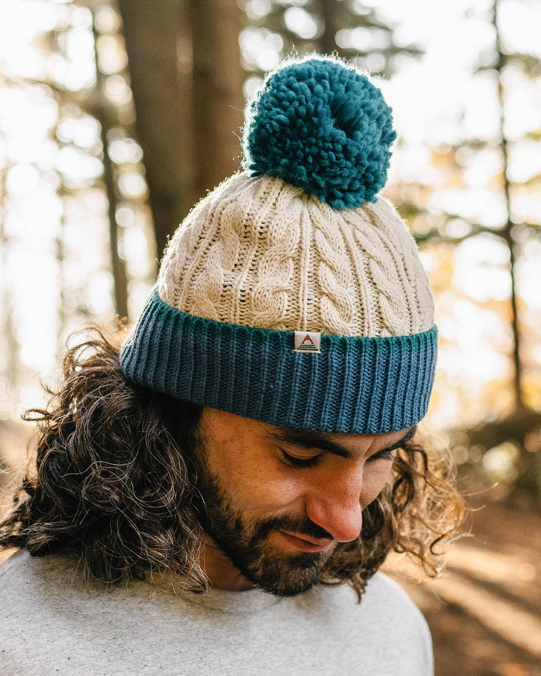 Stoke Bobble Hat - Oatmeal - Image 3
